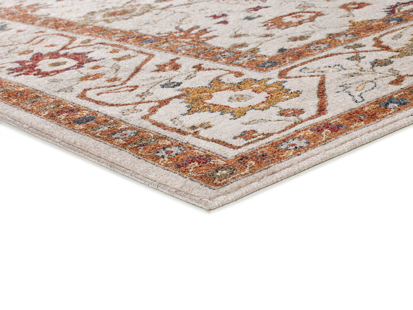 Moma Alfombra vintage en viscosa Anthea 01 Multicolor macro