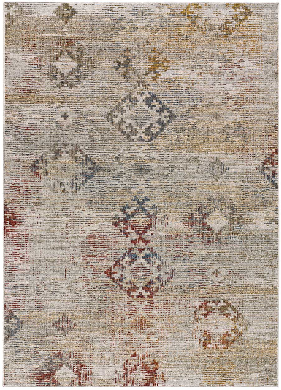 Moma Alfombra vintage en viscosa Anthea 12 Multicolor
