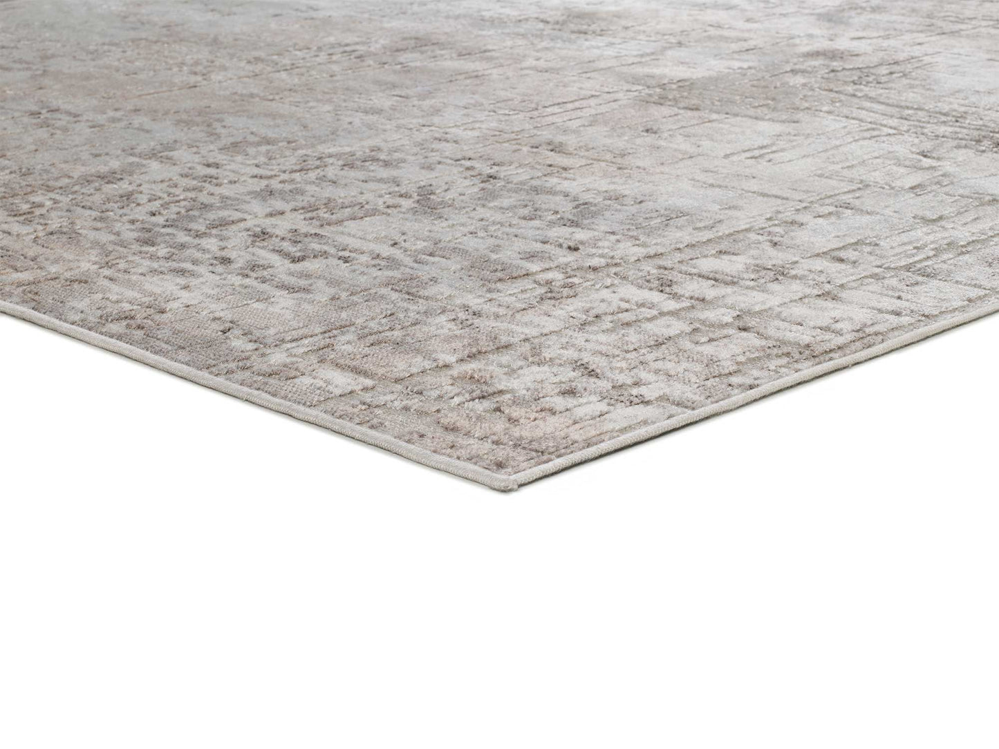 Moma Alfombra vintage en viscosa Arlette 11 Beige macro
