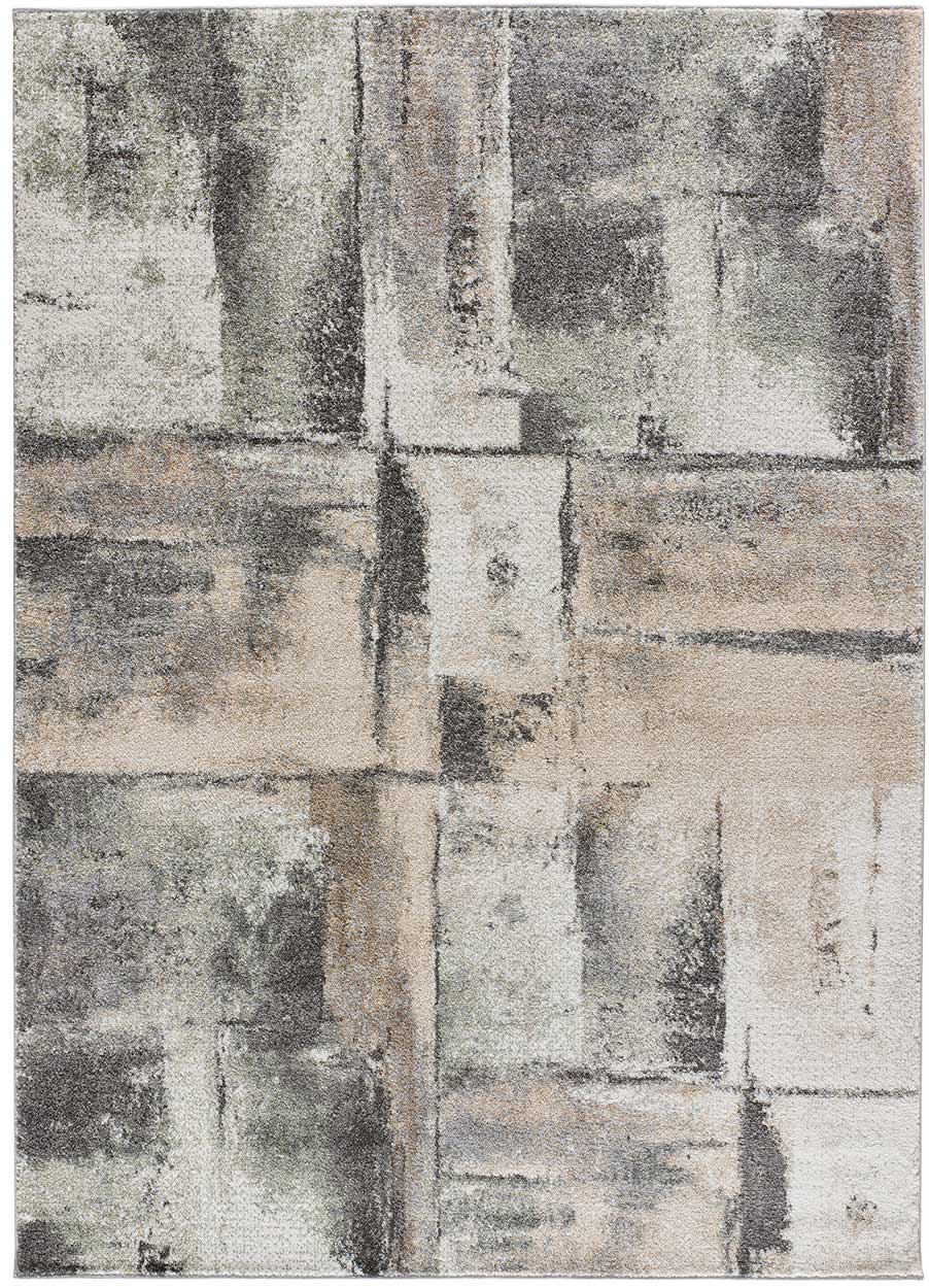 Moma Alfombra abstracta Aydin 6135 Gris