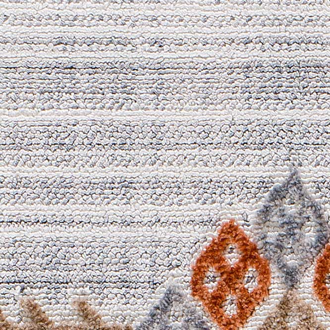 Moma Alfombra étnica con relieve y flecos Broadway 5183 Multi zoom