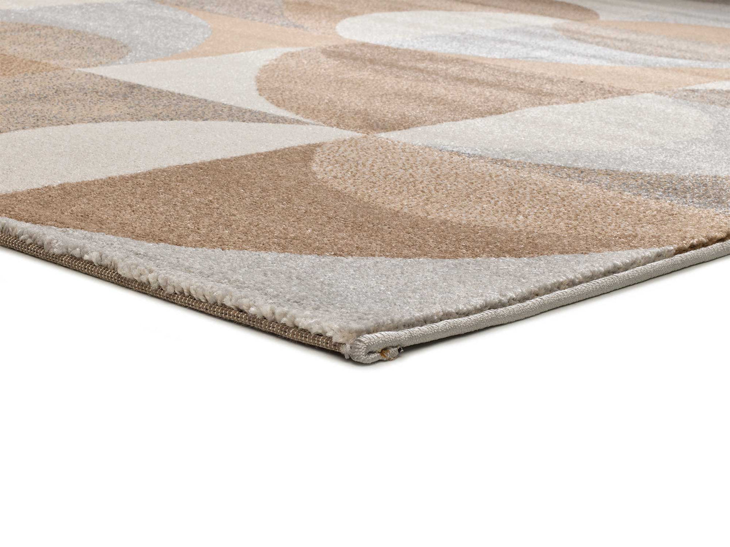 Moma Alfombra geométrica Cream 12651 Beige macro
