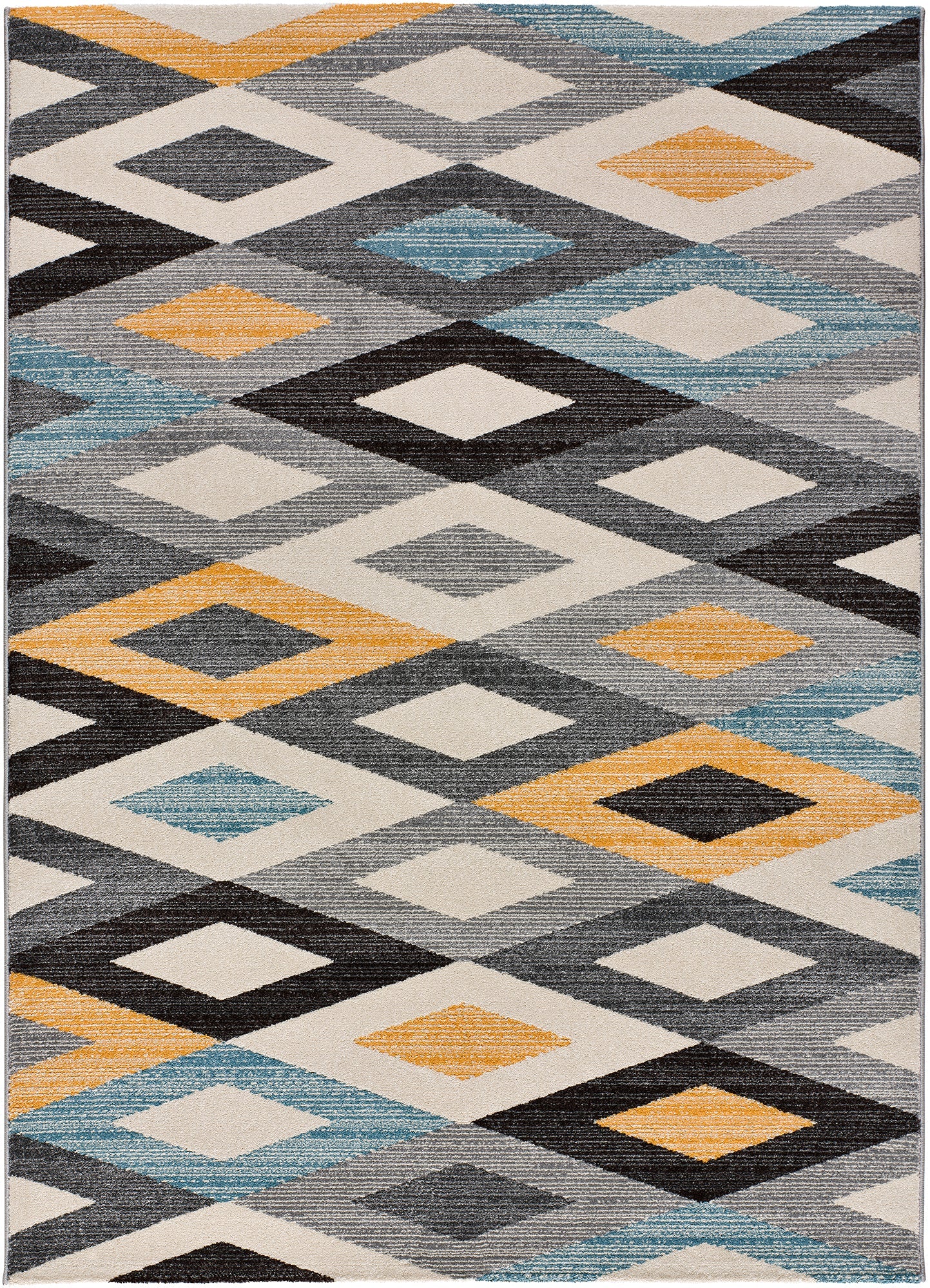Moma Alfombra geométrica Delta 12307 Multicolor