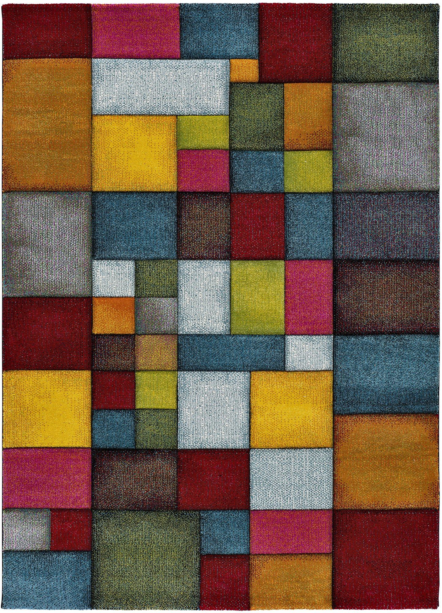Moma Alfombra geométrica Harlequin 40006 Multi
