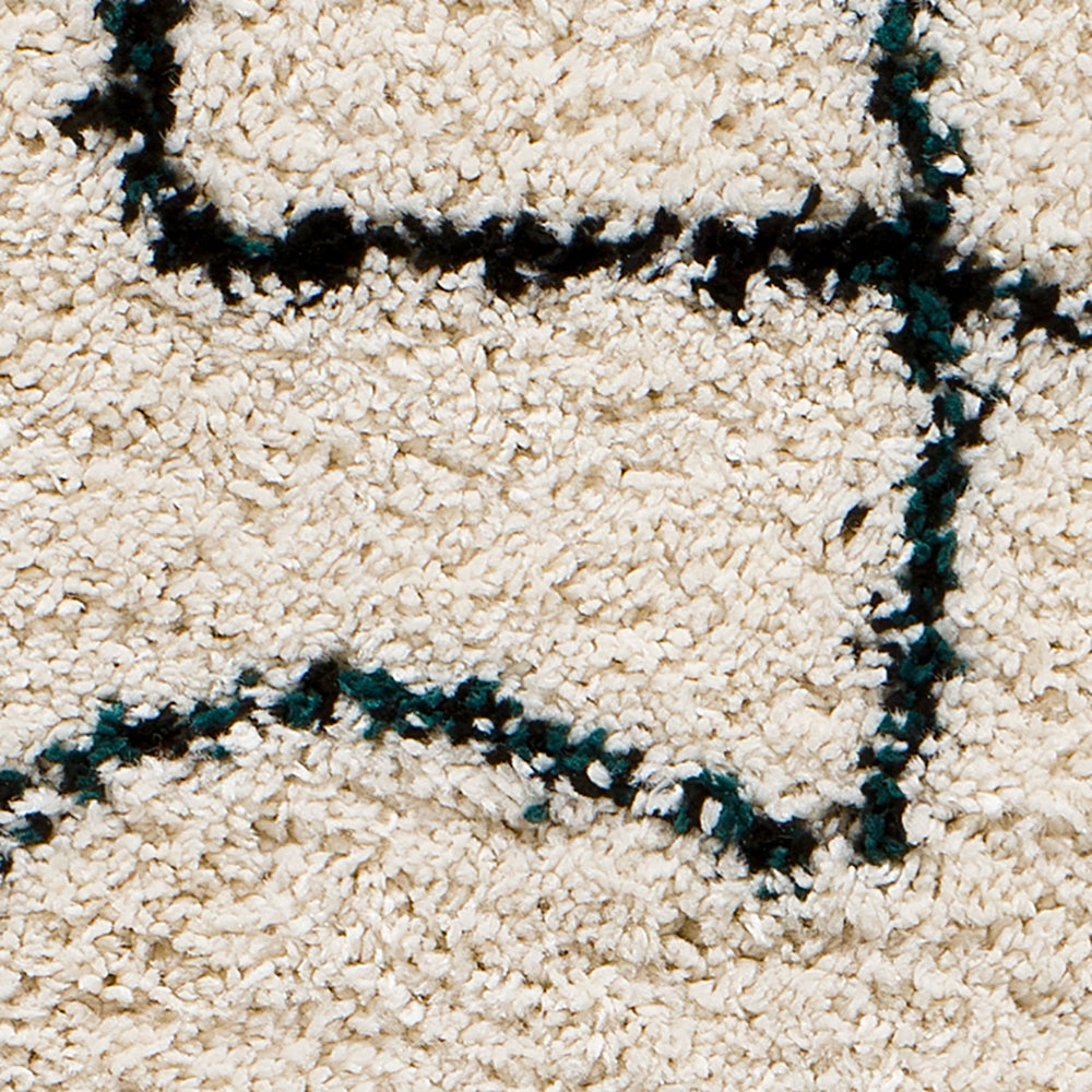 Moma Alfombra tipo shaggy Ikone 229 Blanco zoom