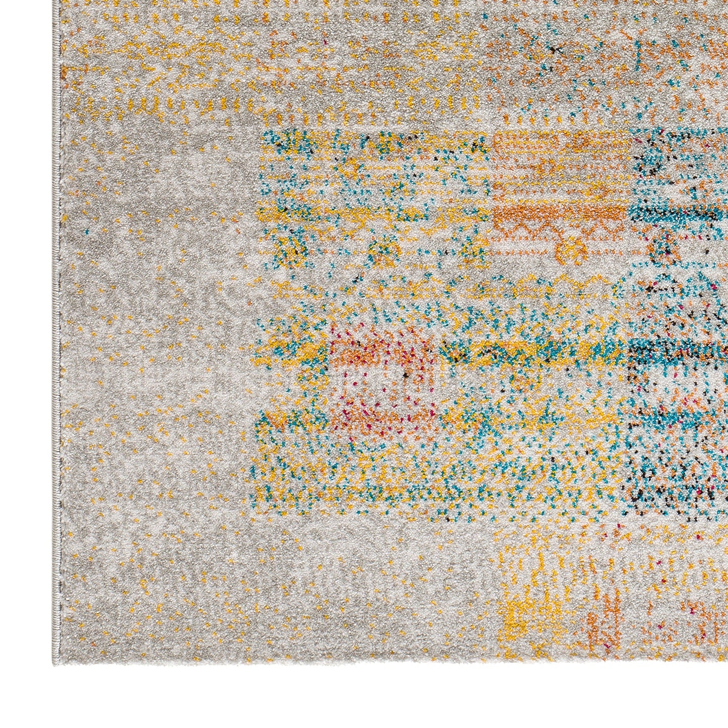 Moma Alfombra étnica Indie 16581 Multicolor esquina