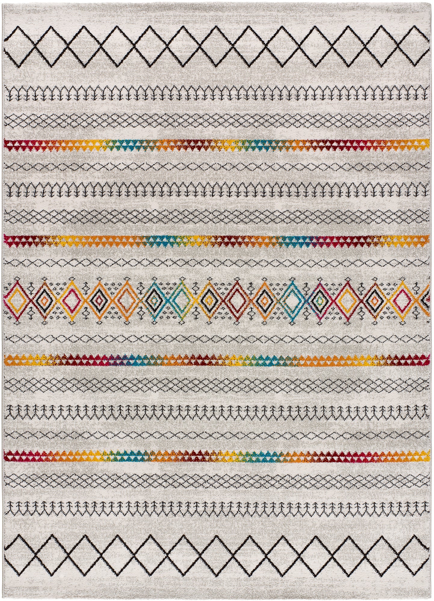Moma Alfombra étnica Indie 16609 Multicolor