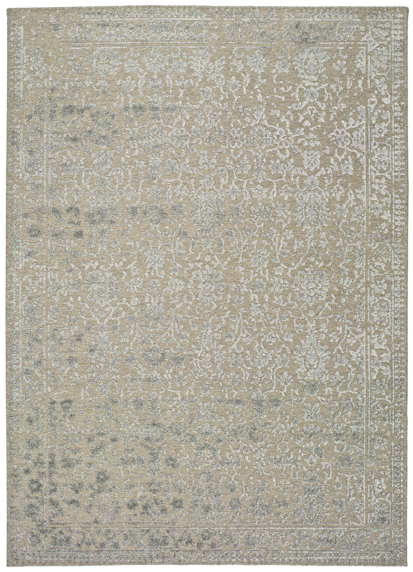 Moma Alfombra de lana Isabella 603 Plata