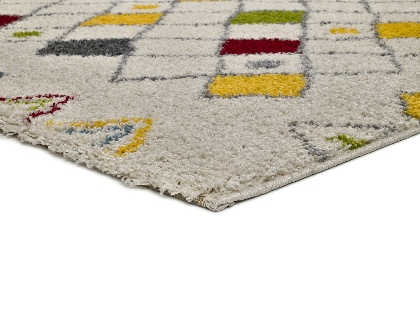 Moma Alfombra shaggy Kasbah 8640 multicolor macro