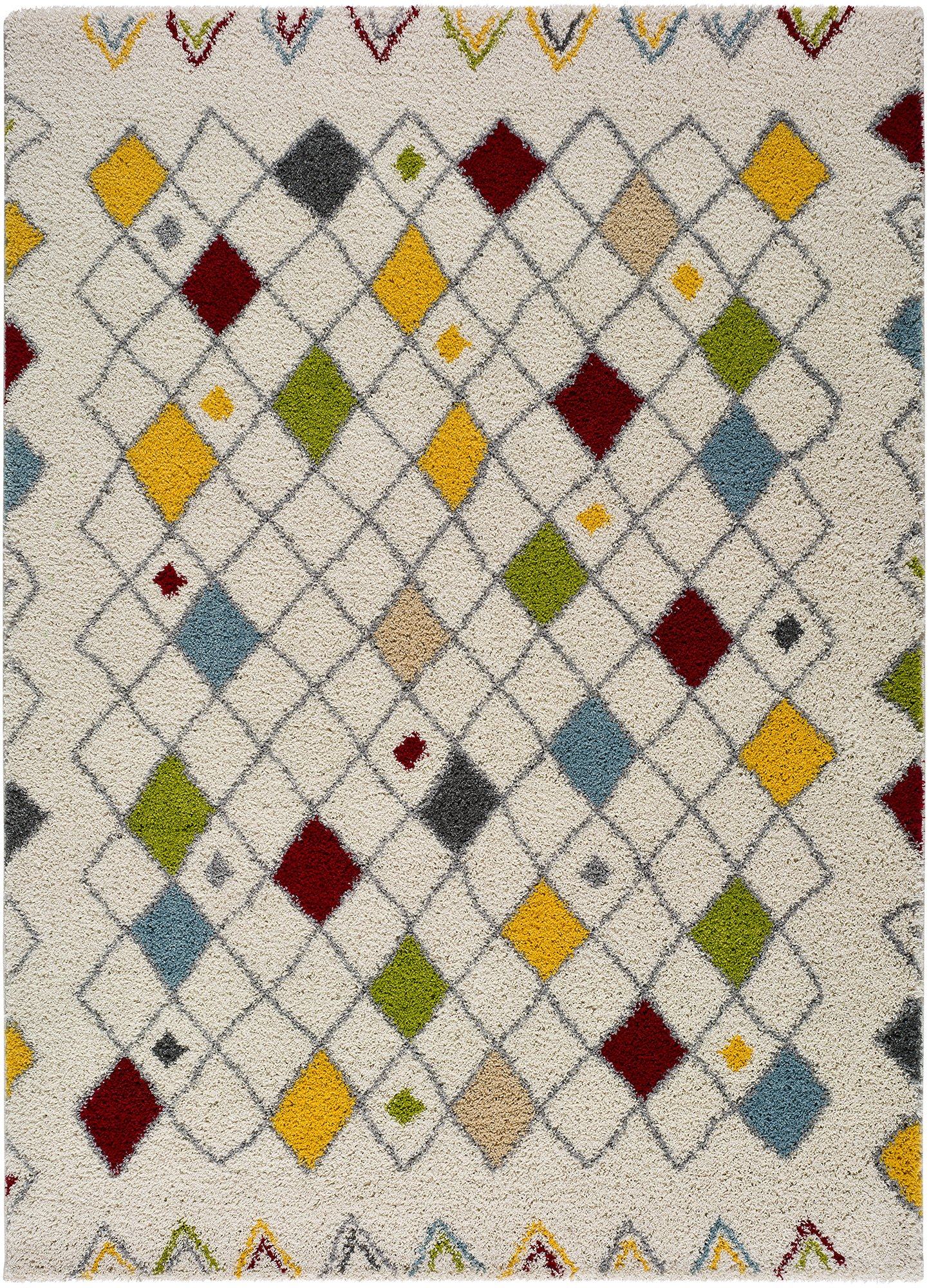 Moma Alfombra shaggy Kasbah 8640 multicolor