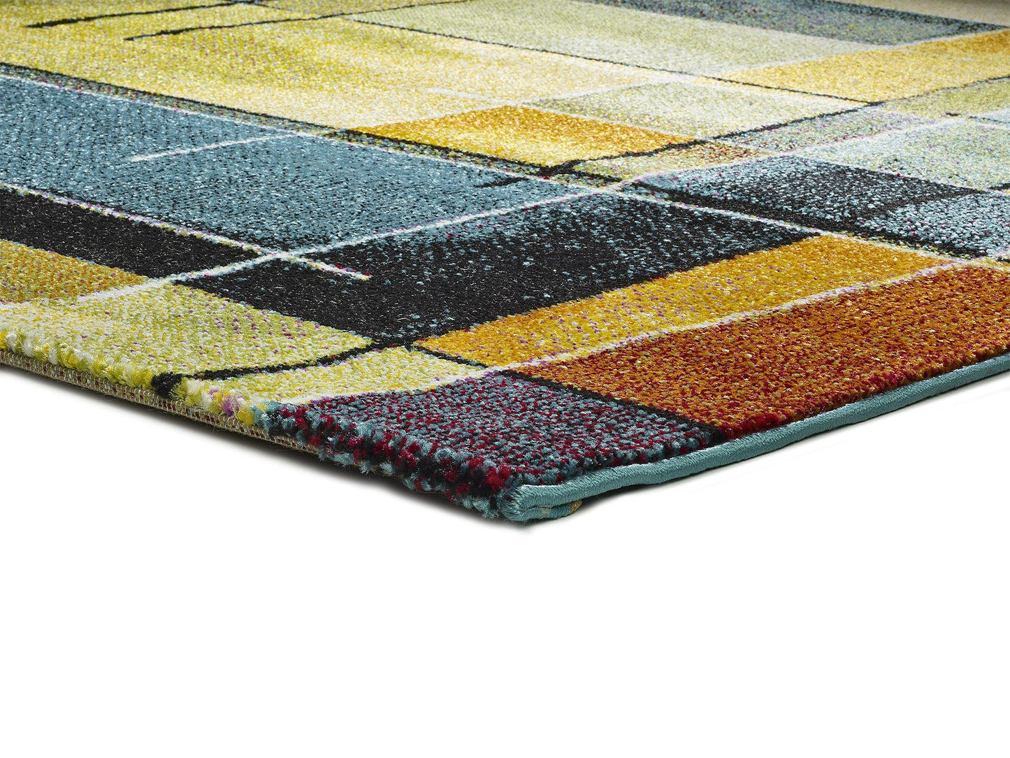 Moma Alfombra geomçetrica Lenny 20750 Multicolor Macro