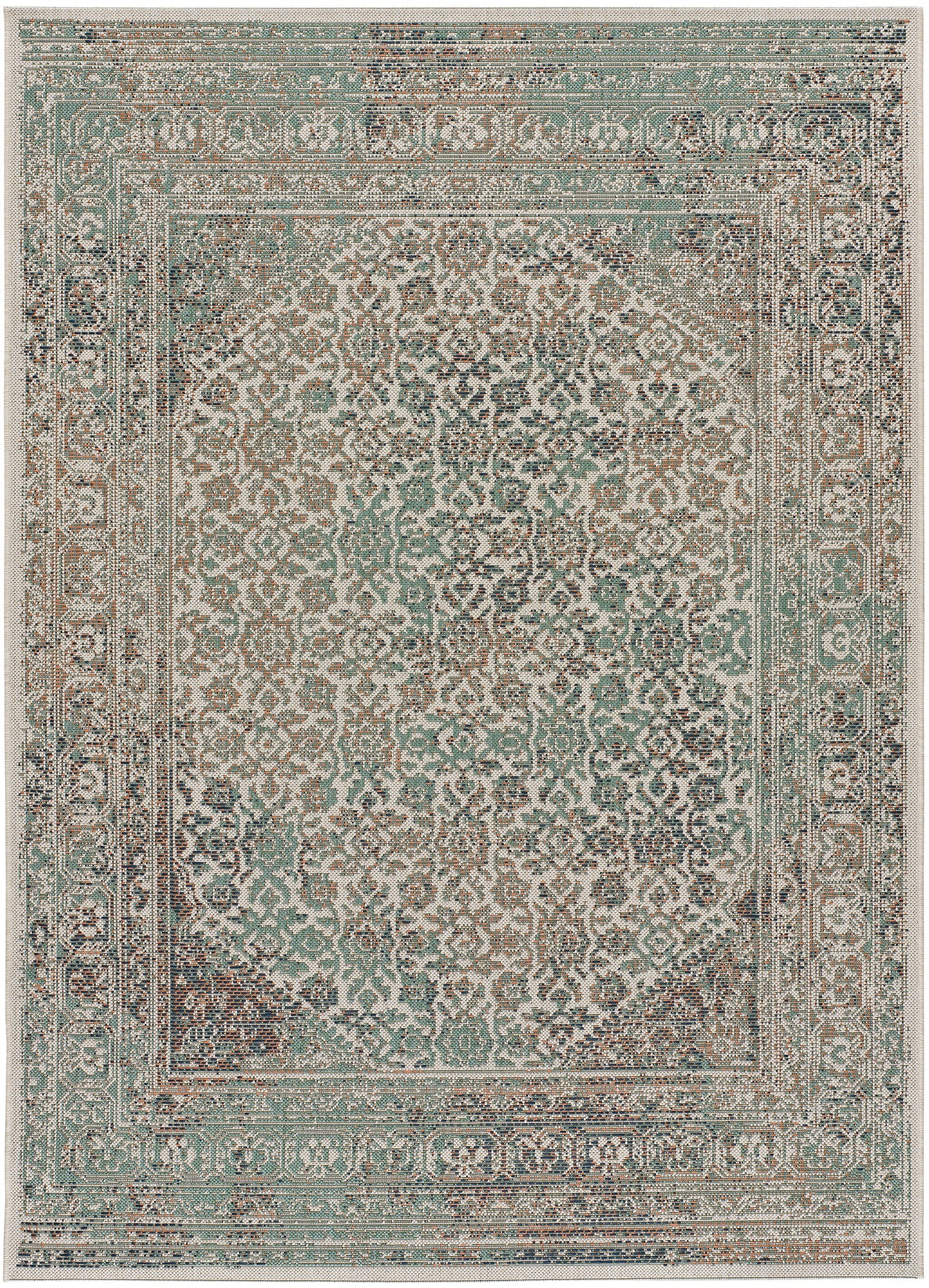 Moma Alfombra vintage Indoor-Outdoor Lucca 101 Multicolor