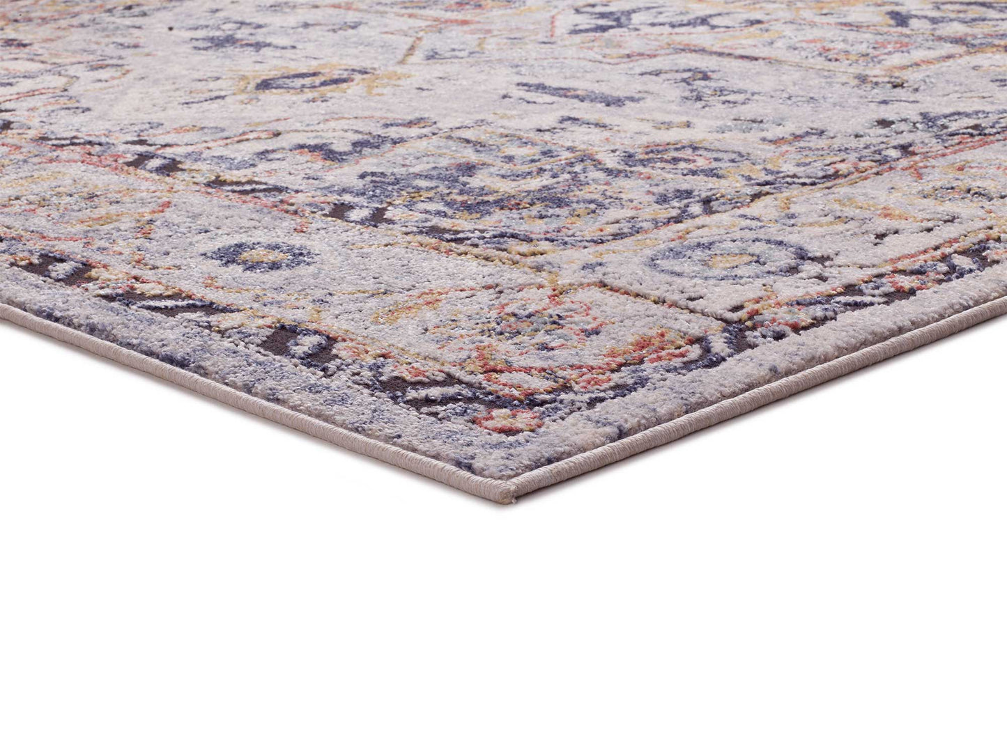Moma Alfombra vintage Mabel 3841 gris macro