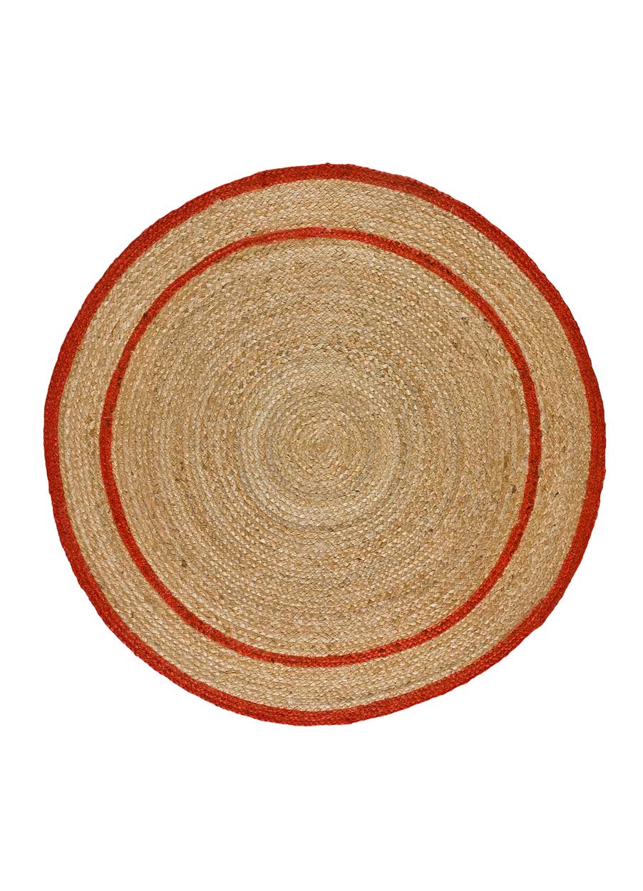 Moma Alfombra redonda de yute Mahon 397 Caldera