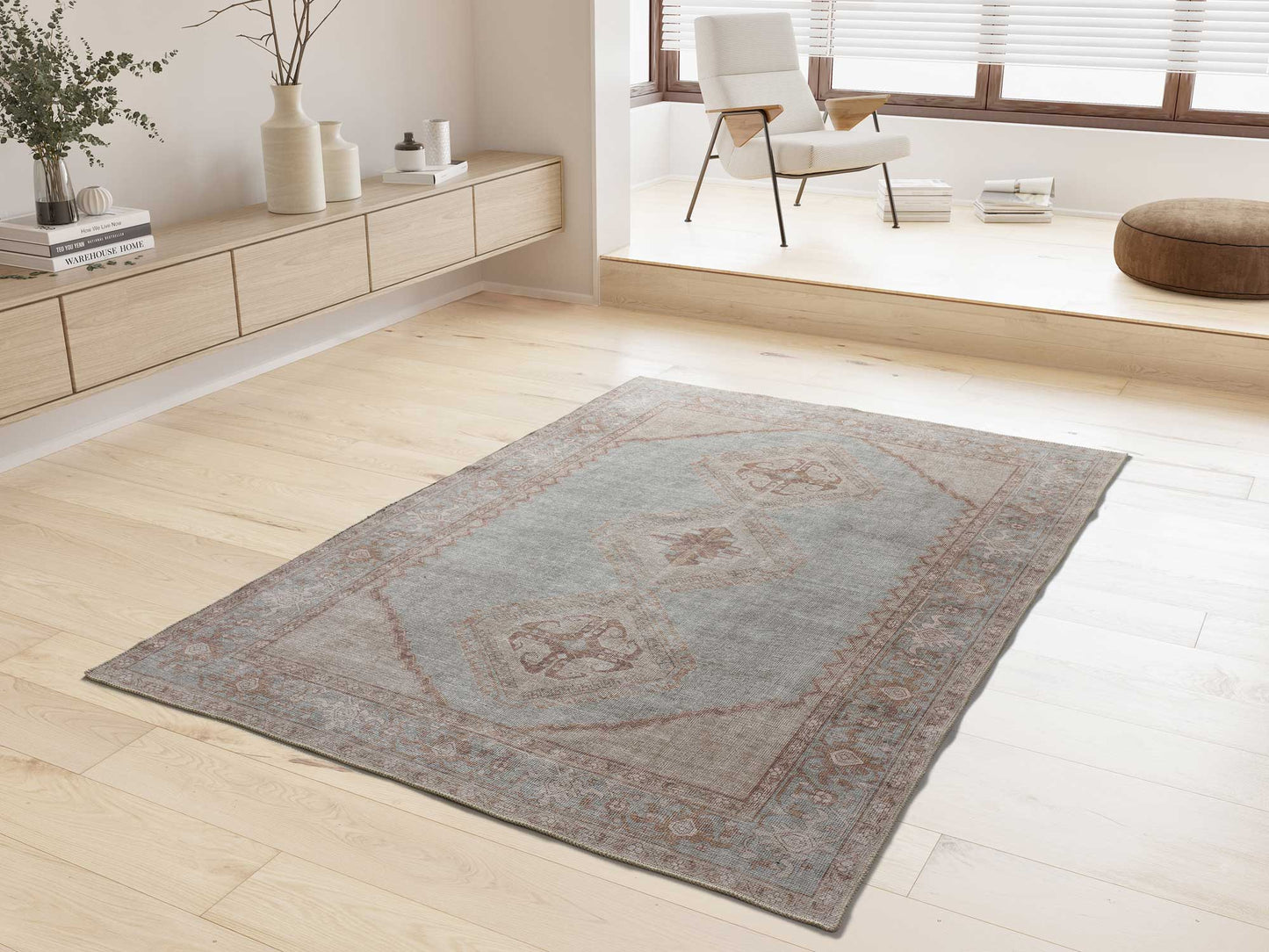 Alfombra Mandala 5188 Beige