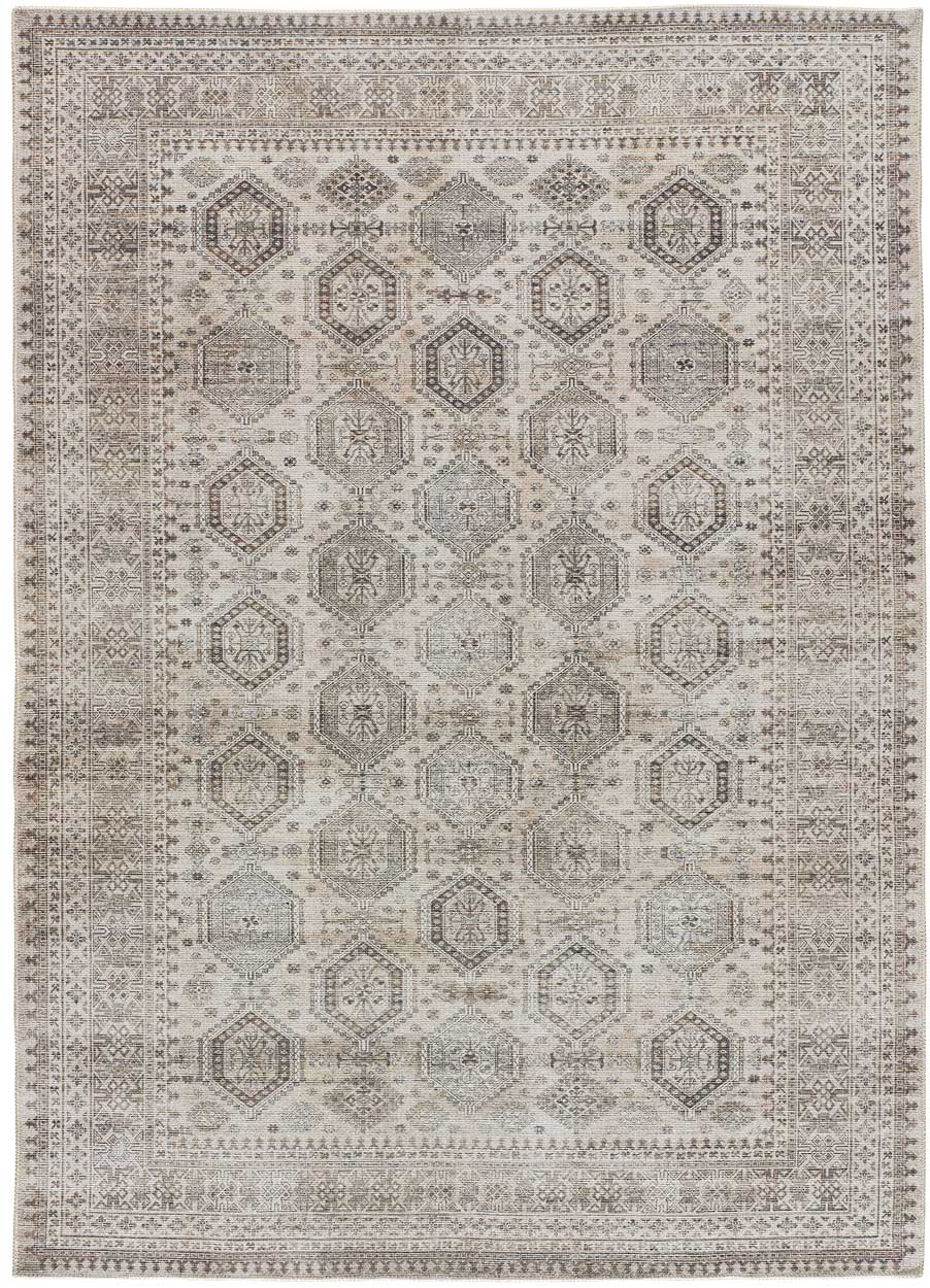Alfombra Mandala 5272 Beige
