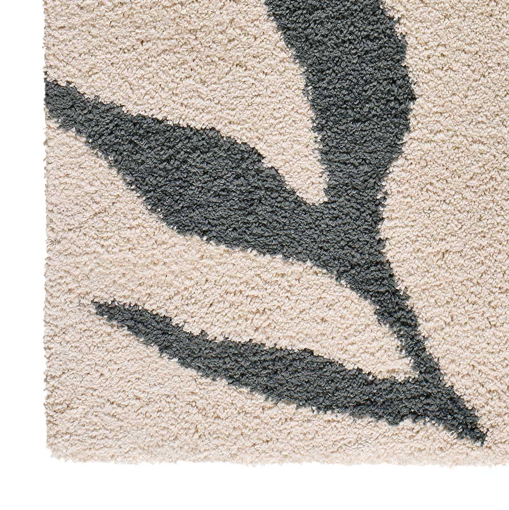 Moma Alfombra geométrica de pelo alto y colores empolvados Maris 62623 Multicolor zoom esquina