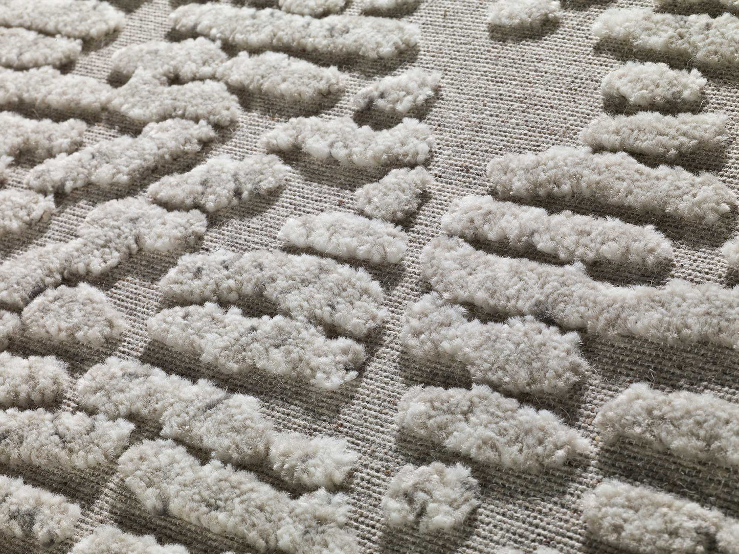 Moma Alfombra de lana Mirtha 318 Beige detalle