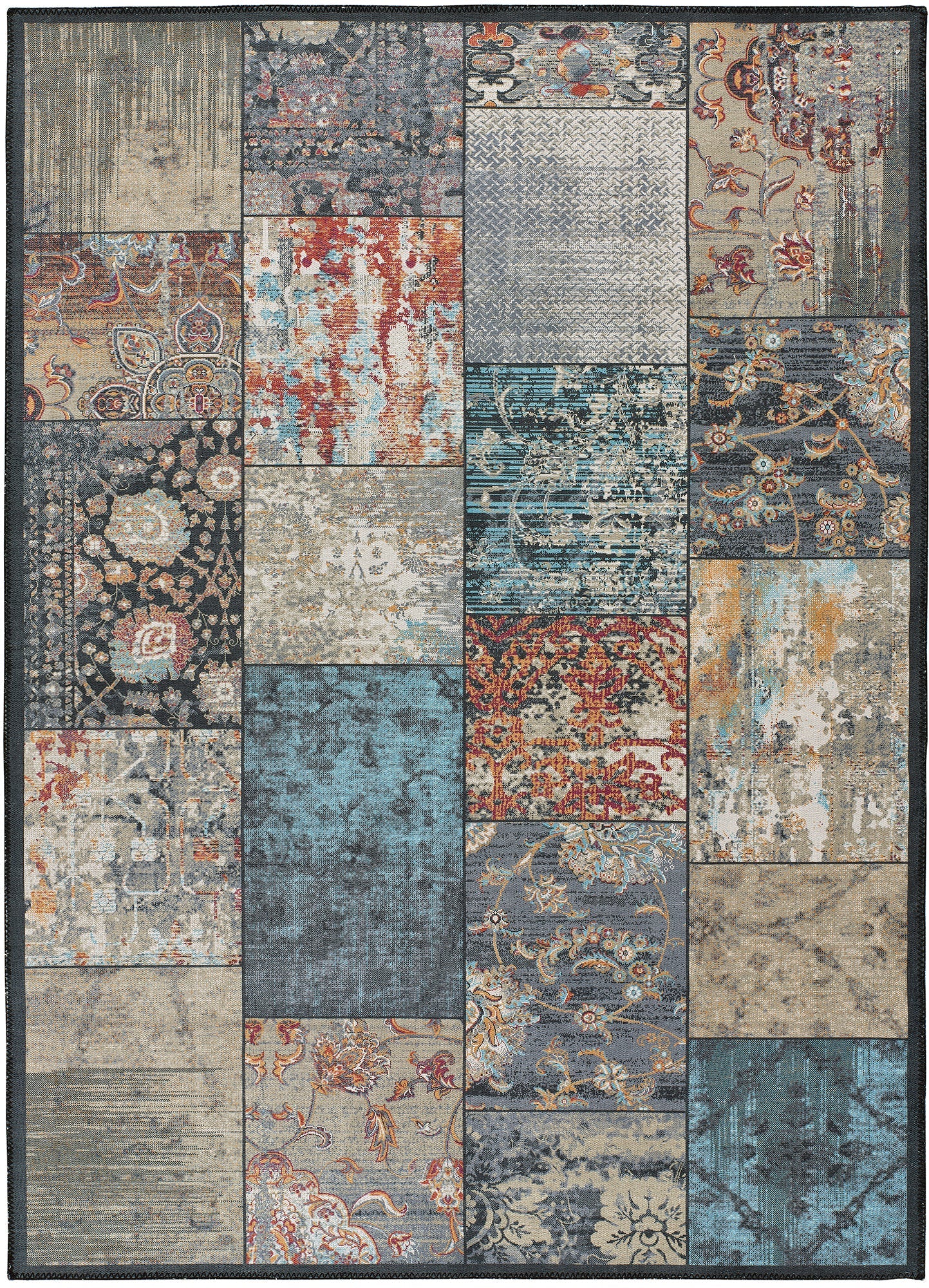 Moma Alfombra vintage Neila 1303 Multicolor