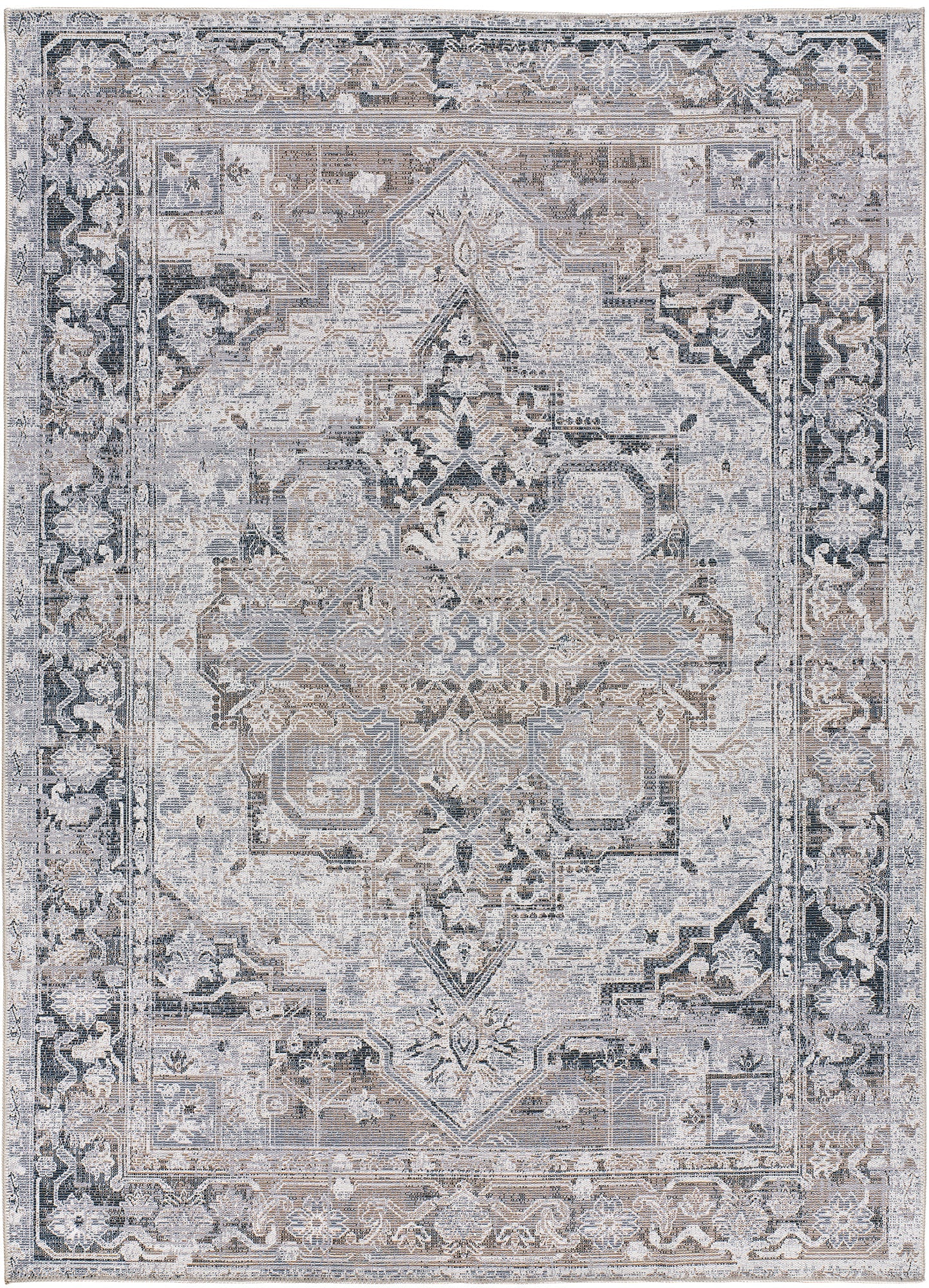 Moma Alfombra vintage Neila 1304 Gris