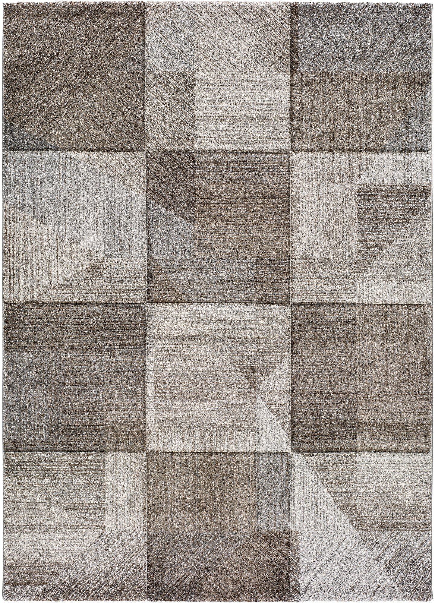 Moma Alfombra geométrica Optik 24347 lino