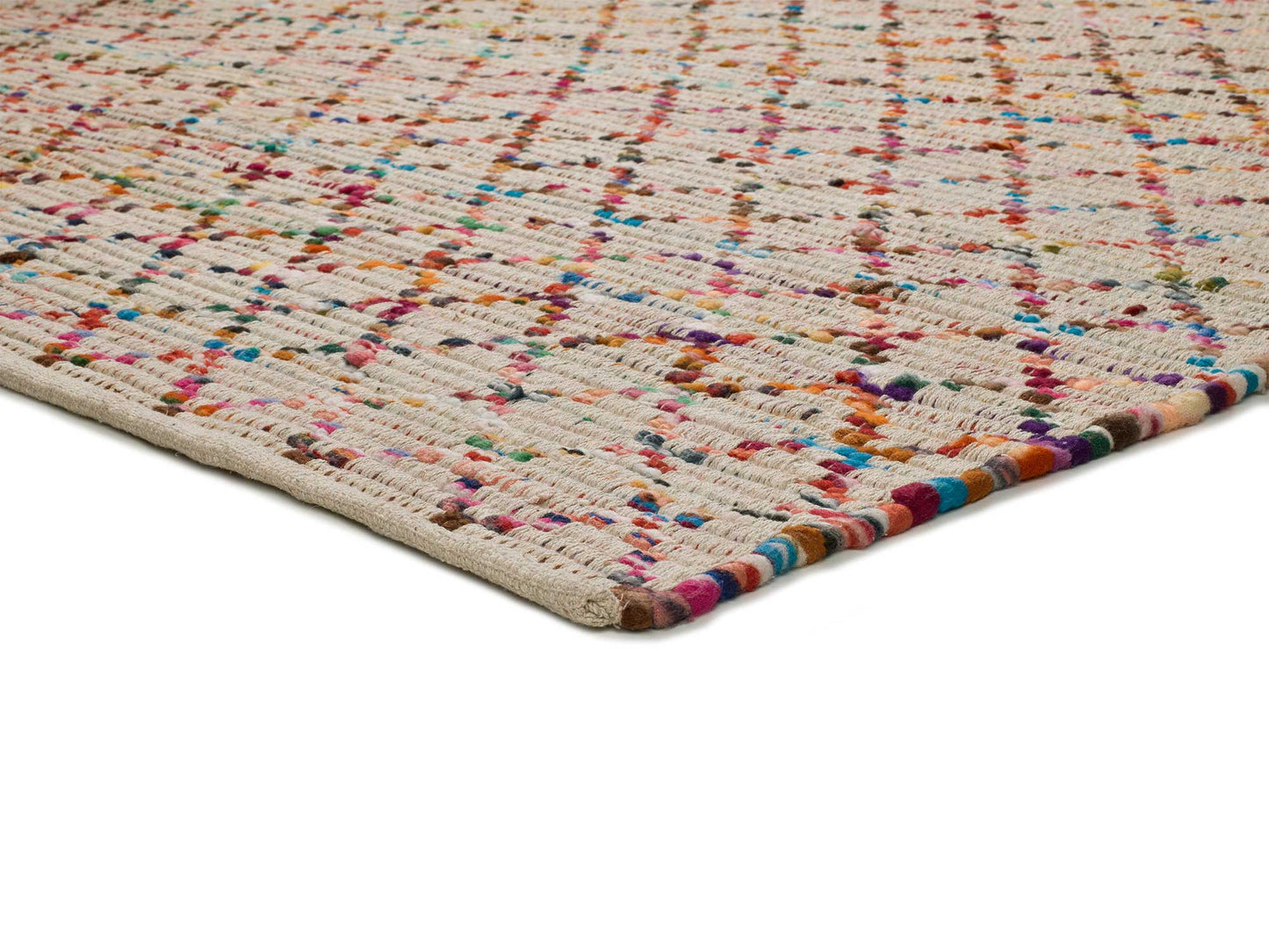Moma Alfombra reciclada Reunite 622 Multicolor macro