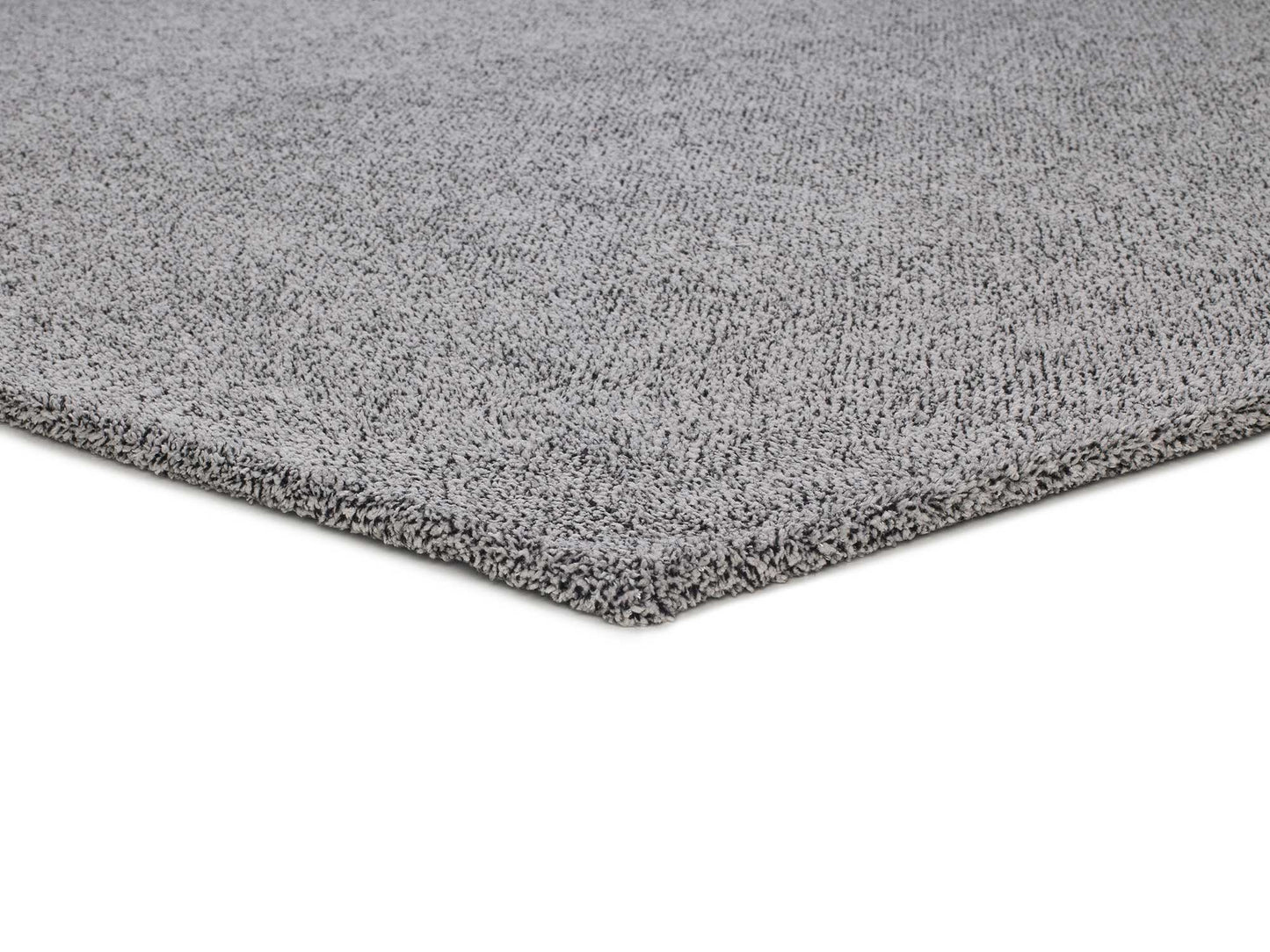 Moma Alfombra Saffi liso gris macro
