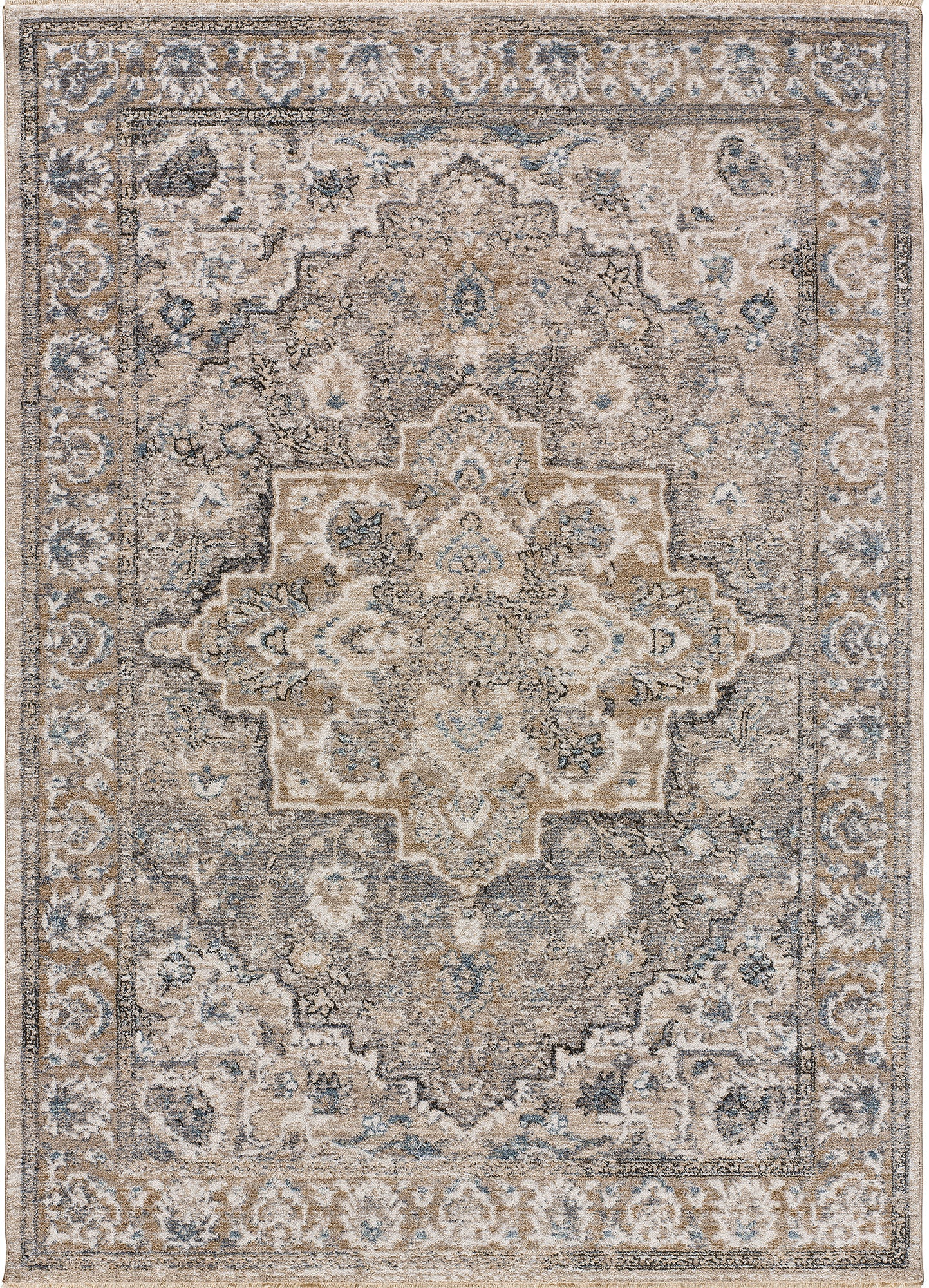 Moma Alfombra vintage Saida 35026 Gris