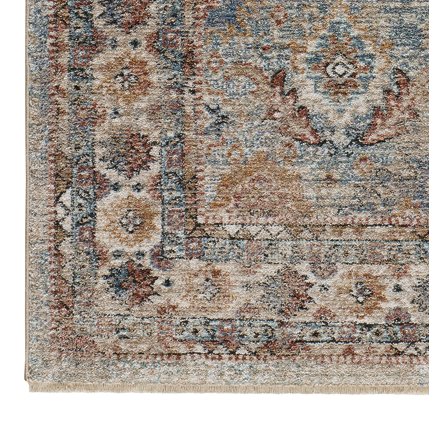 Moma Alfombra vintage Saida 35045 Multicolor esquina