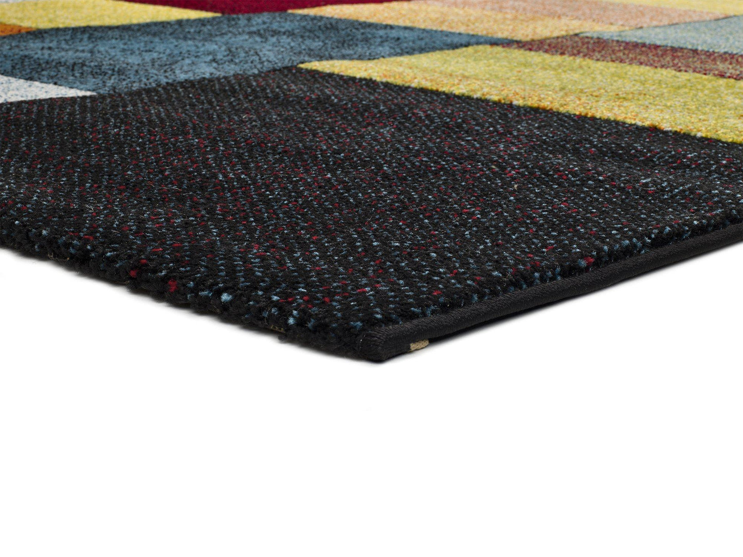 Moma Alfombra geométrica Sandra 22967 Multicolor Macro