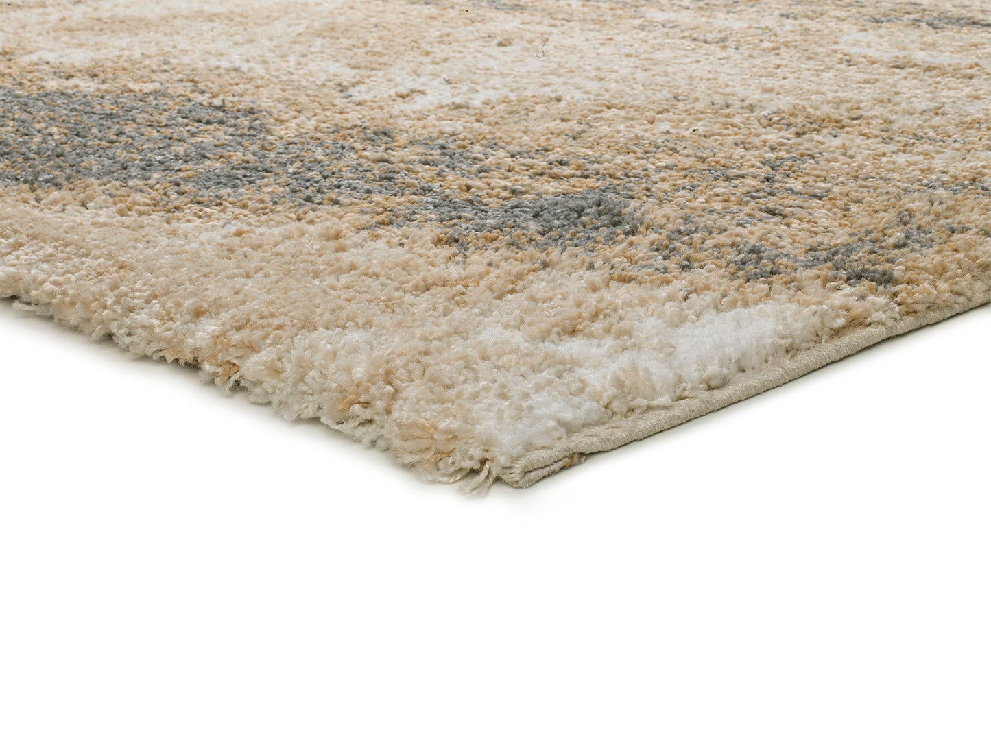 Moma Alfombra étnica con relieve Serene 8689 Beige macro