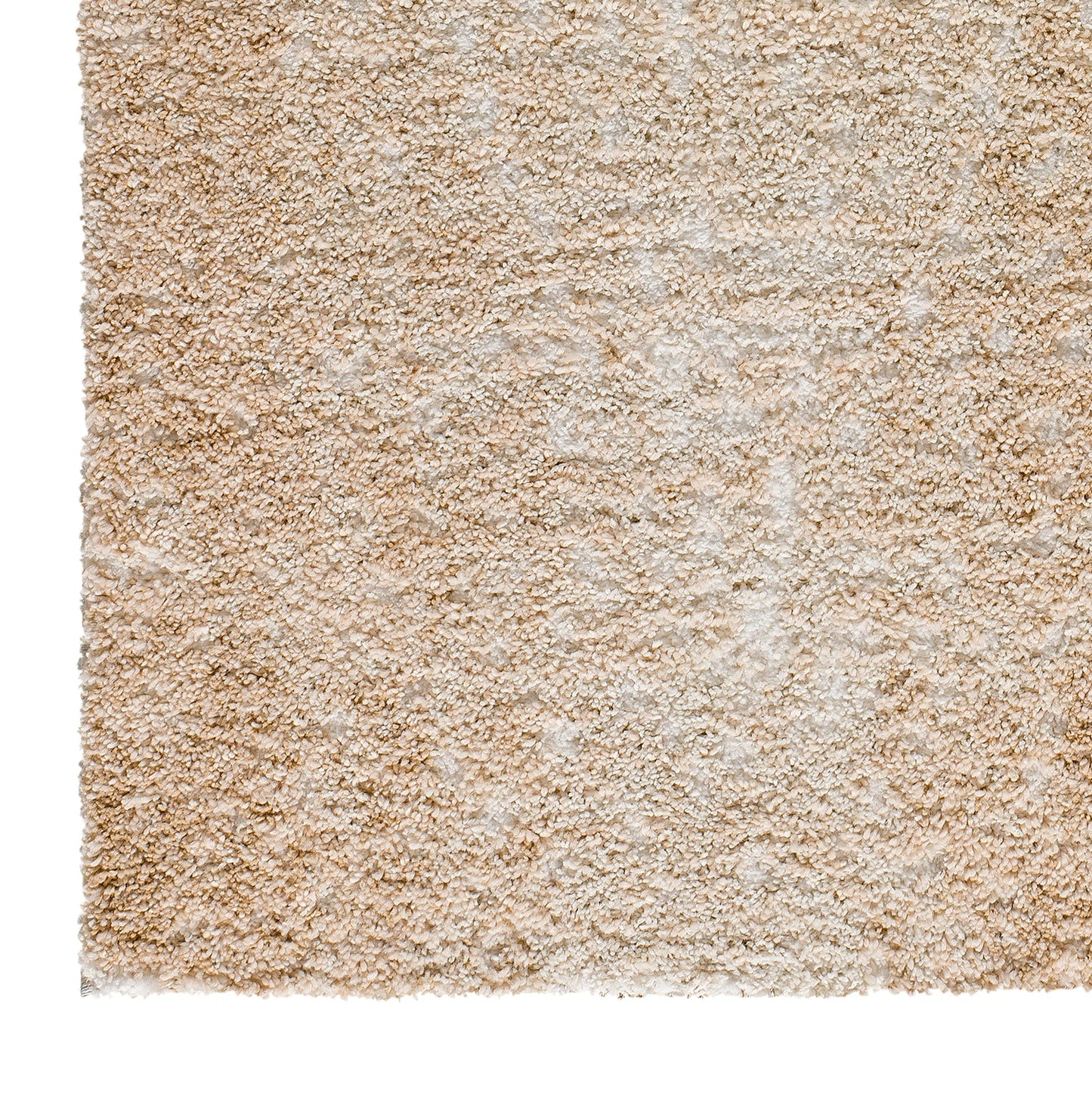 Moma Alfombra étnica con relieve Serene 8699 Beige esquina