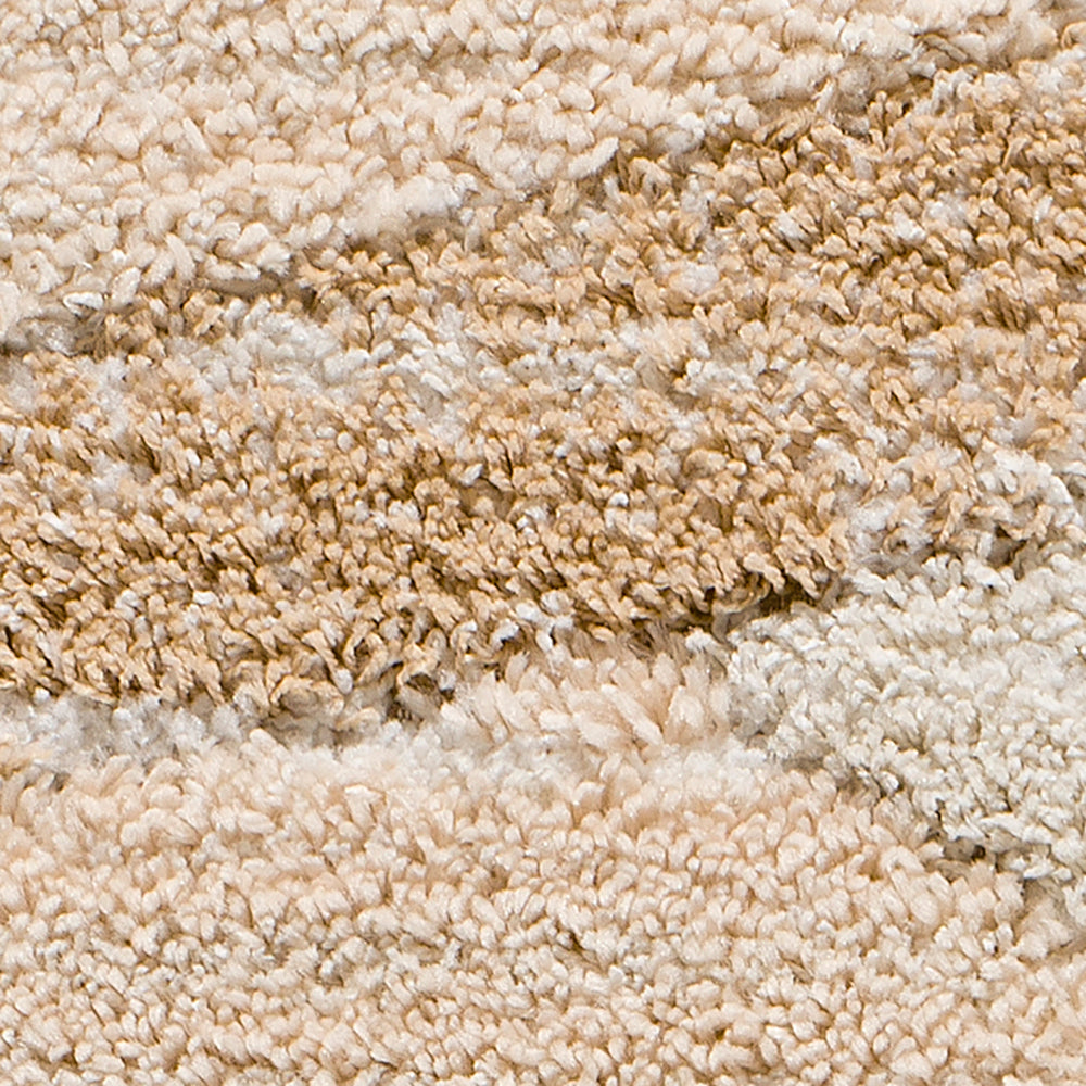 Moma Alfombra geométrica con relieve Serene 8701 Beige zoom