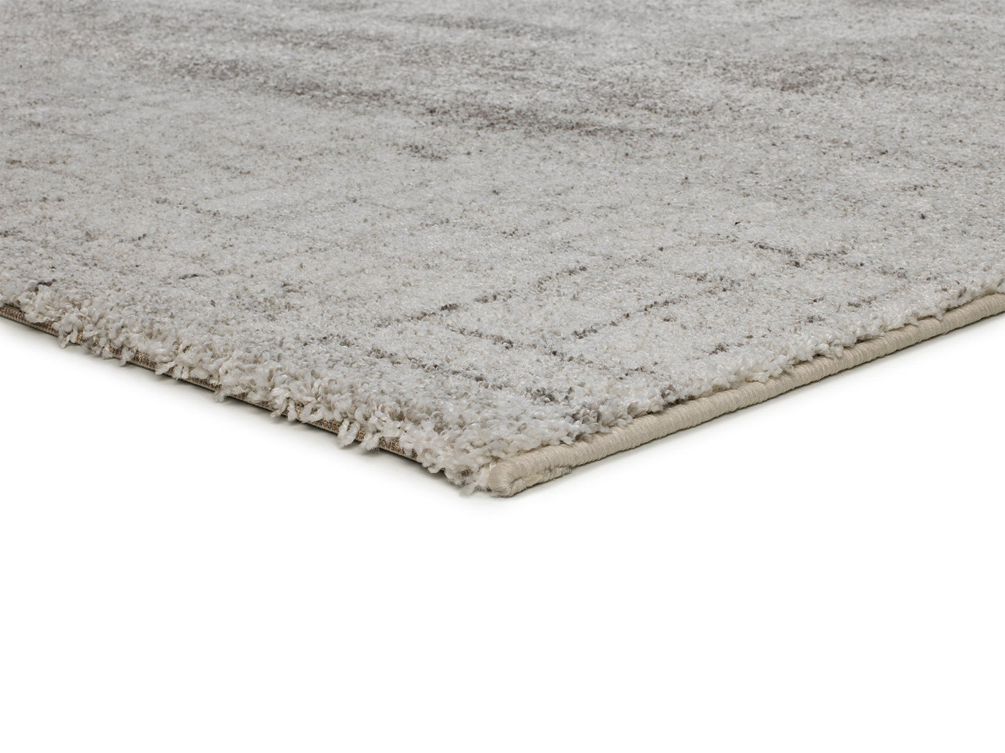 Moma Alfombra abstracta Smoothy 313 Plata macro