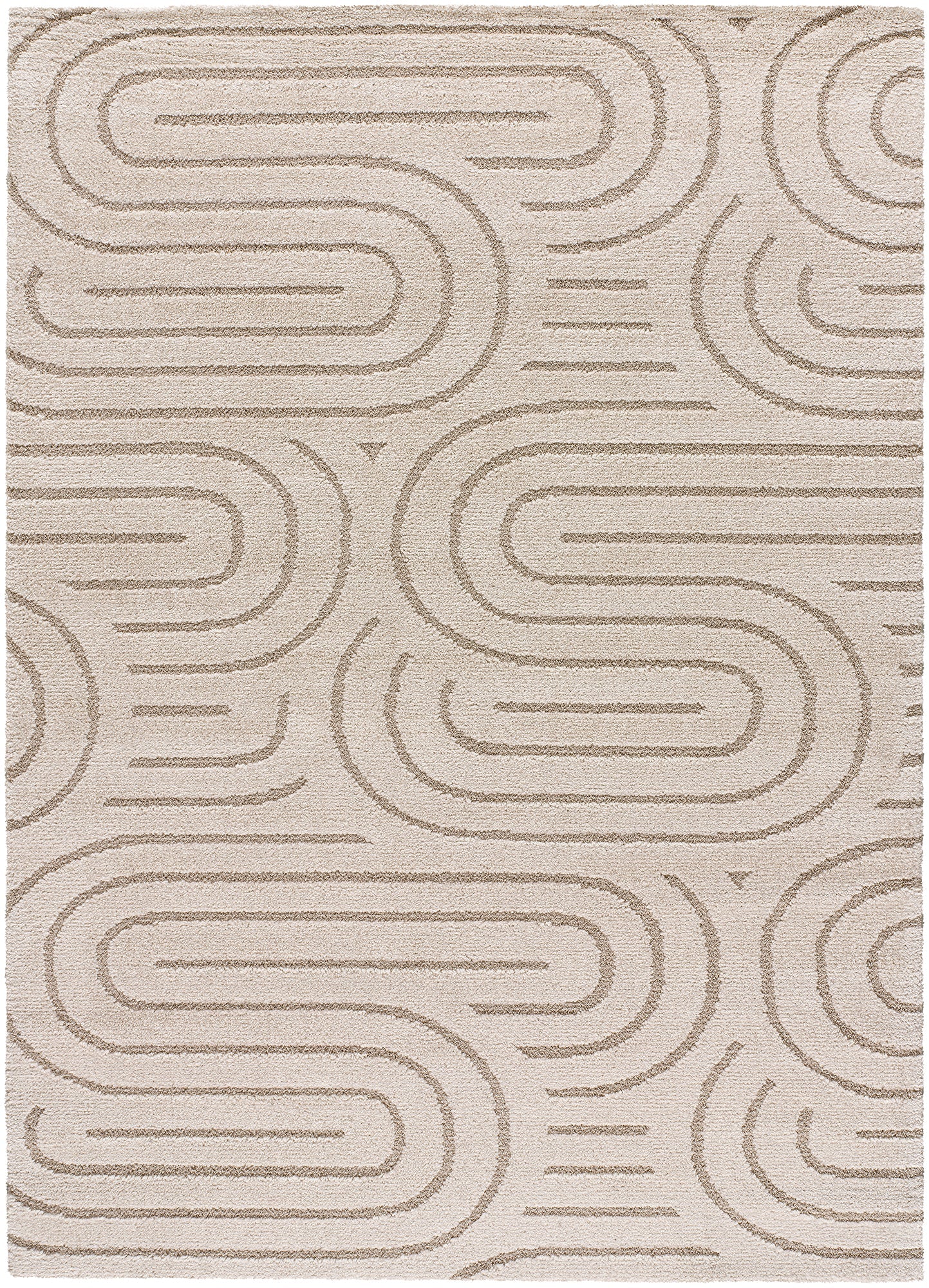 Moma Alfombra de estilo nórdico Snowy 59659 Blanco