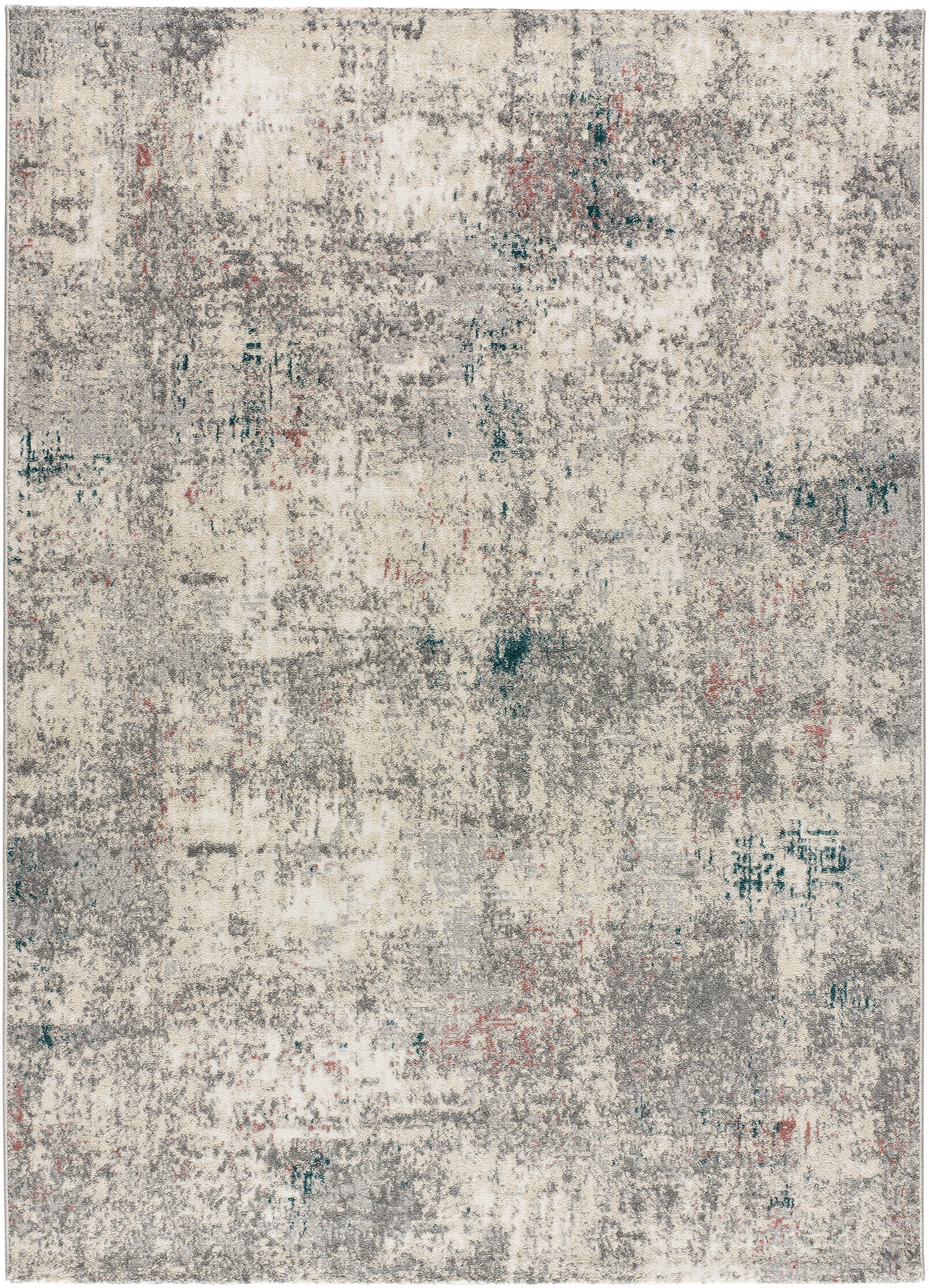 Moma Alfombra abstracta Tibet 12417 Gris