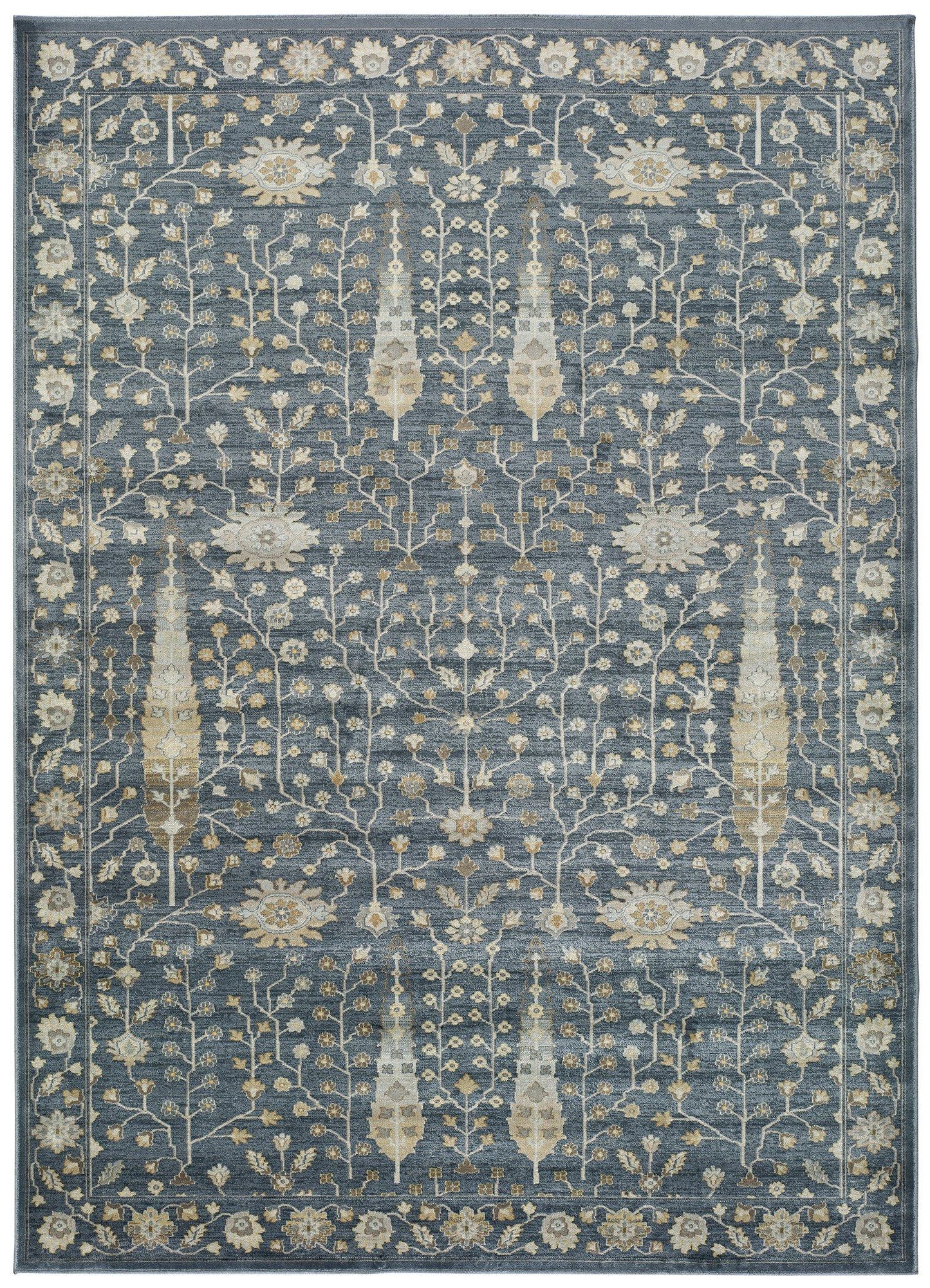 Moma Alfombra Vintage 915 Azul