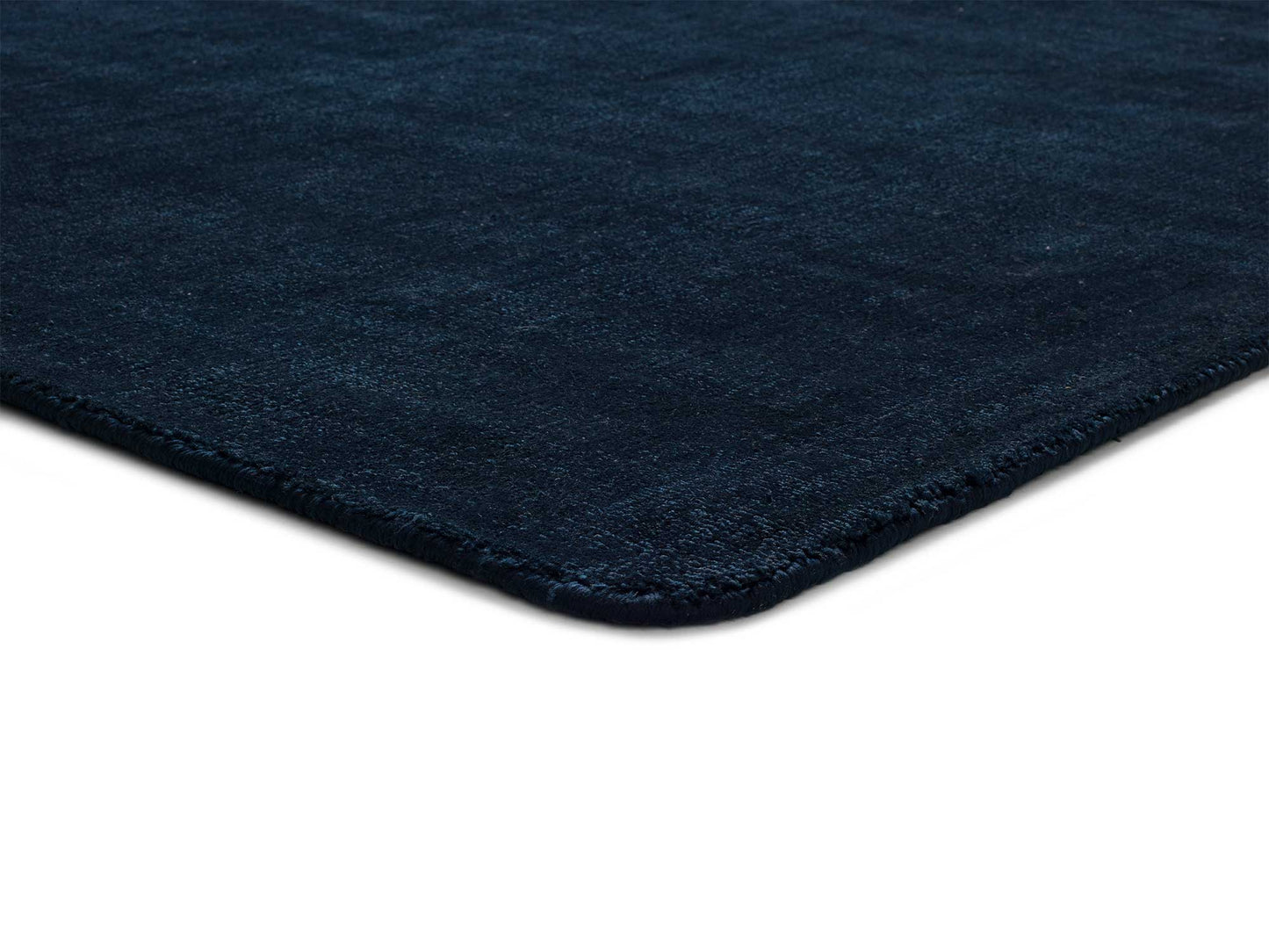 Alfombra Lisa Viscose Azul, 160X230 cm