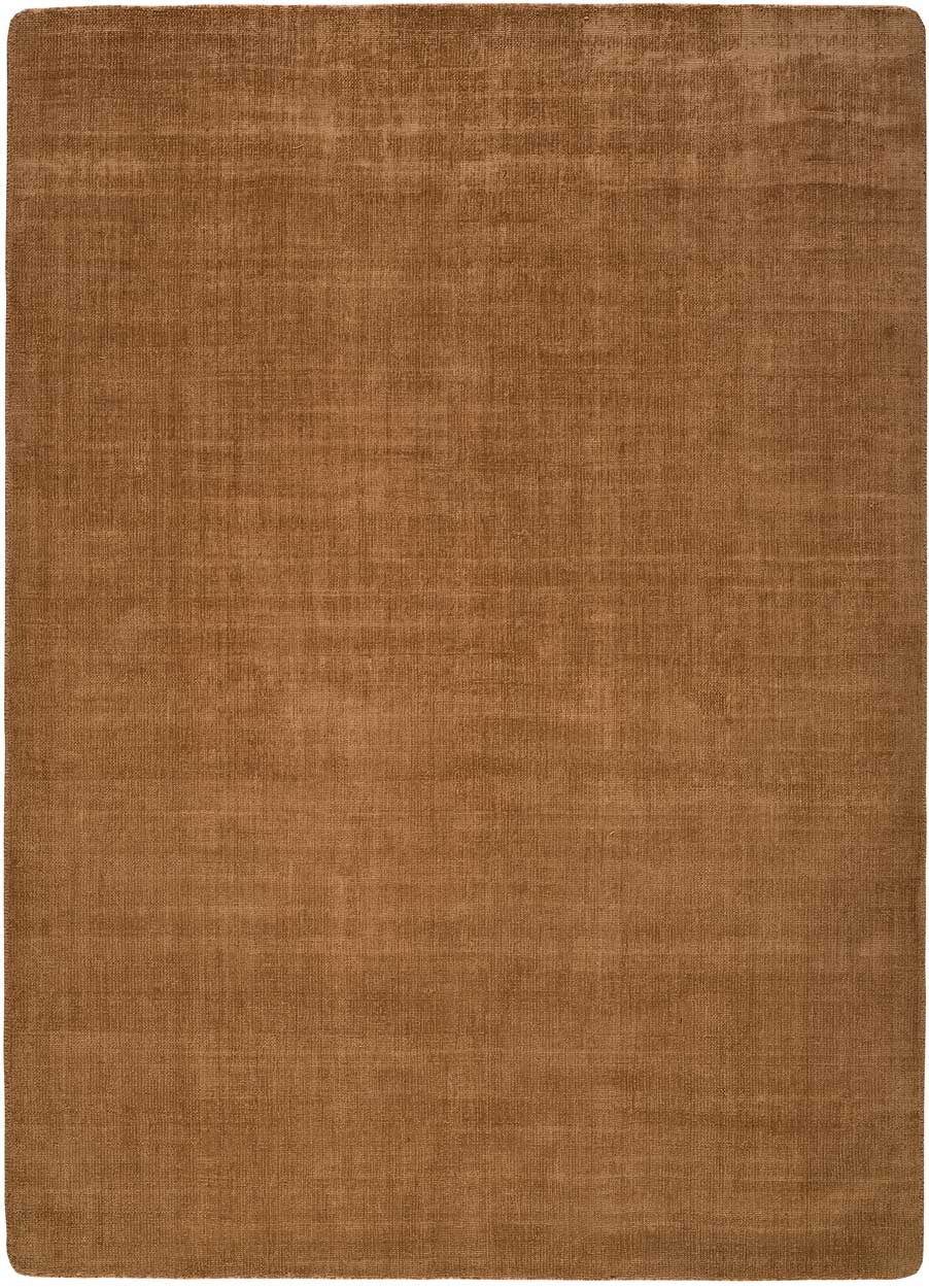 Alfombra Lisa Viscose Mostaza, 160X230 cm