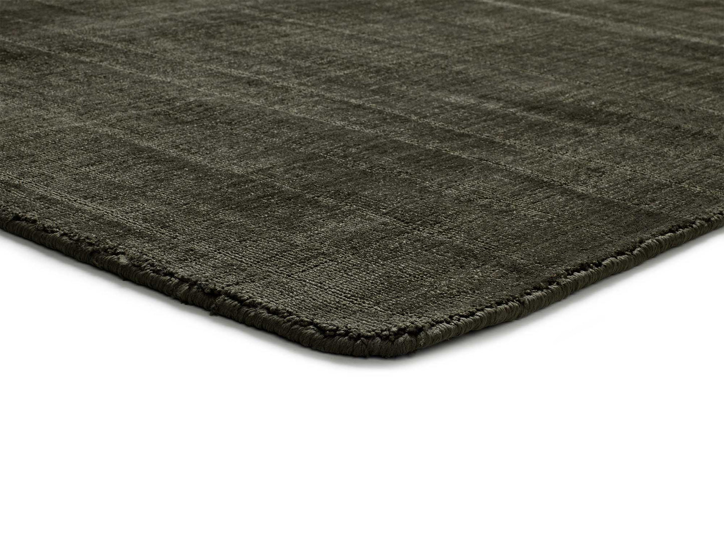 Alfombra Lisa Viscose Verde, 160X230 cm