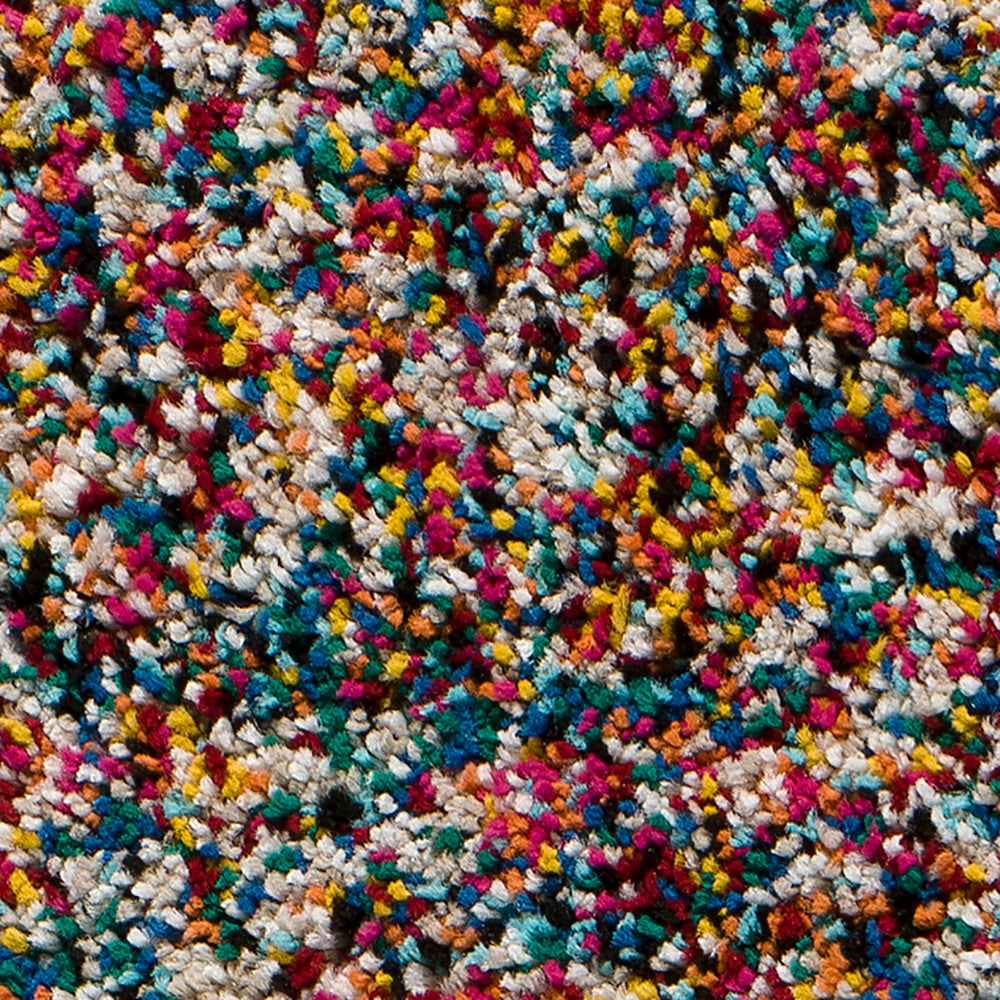 Moma Alfombra de pelo largo con flecos Yebel 003 Multicolor zoom
