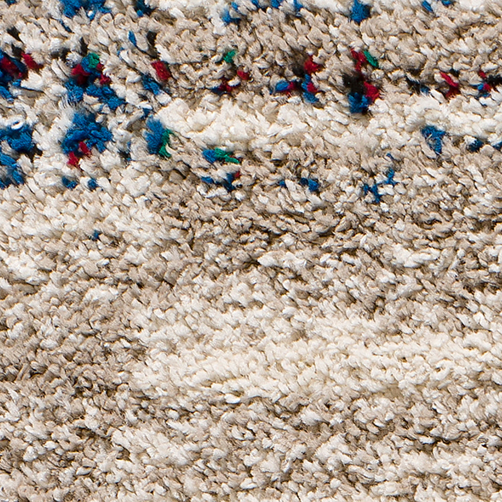 Moma Alfombra de pelo largo con flecos Yebel 809 Multicolor zoom