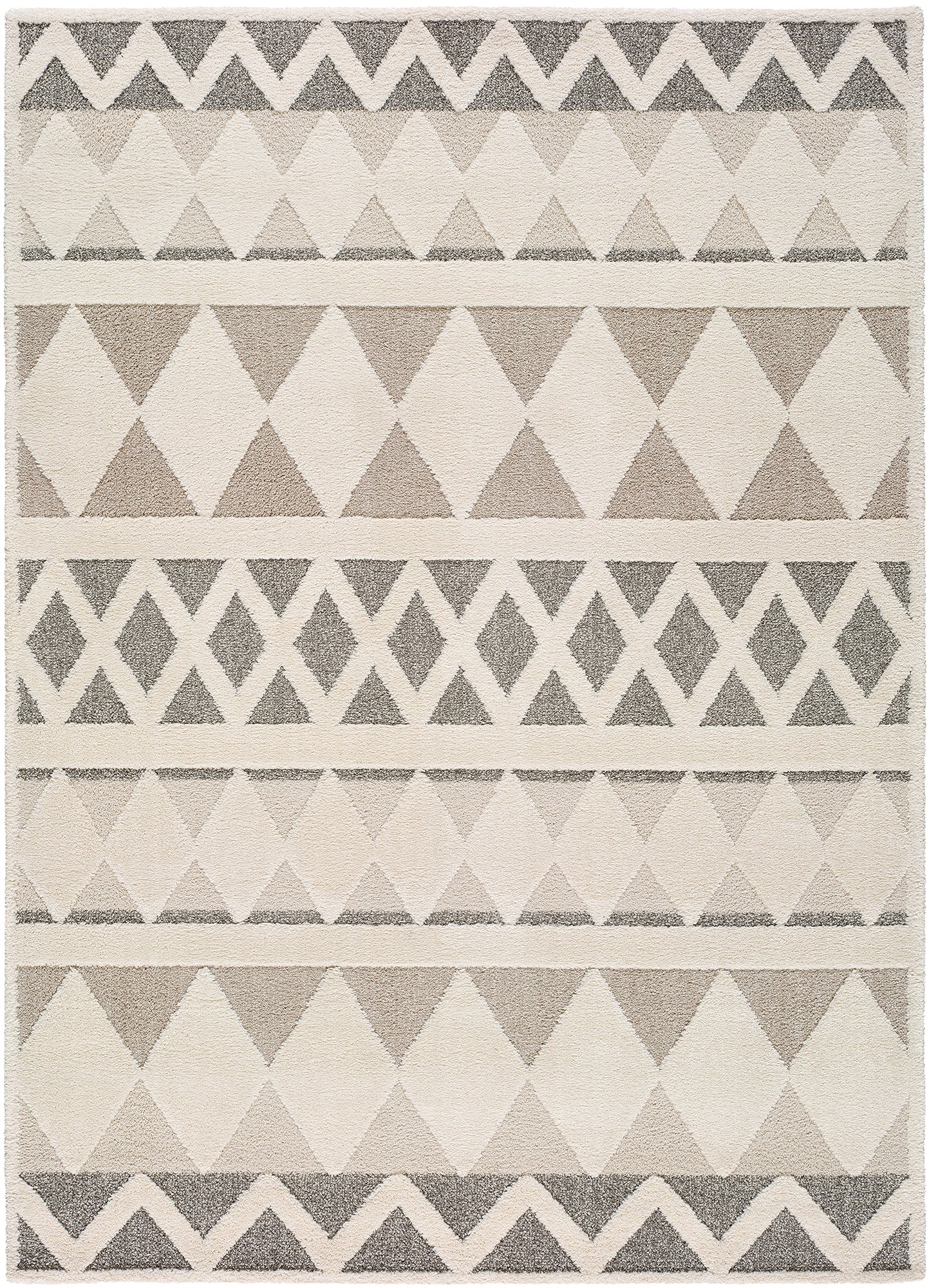 Moma Alfombra de estilo escandinavo Yen 59611 Beige