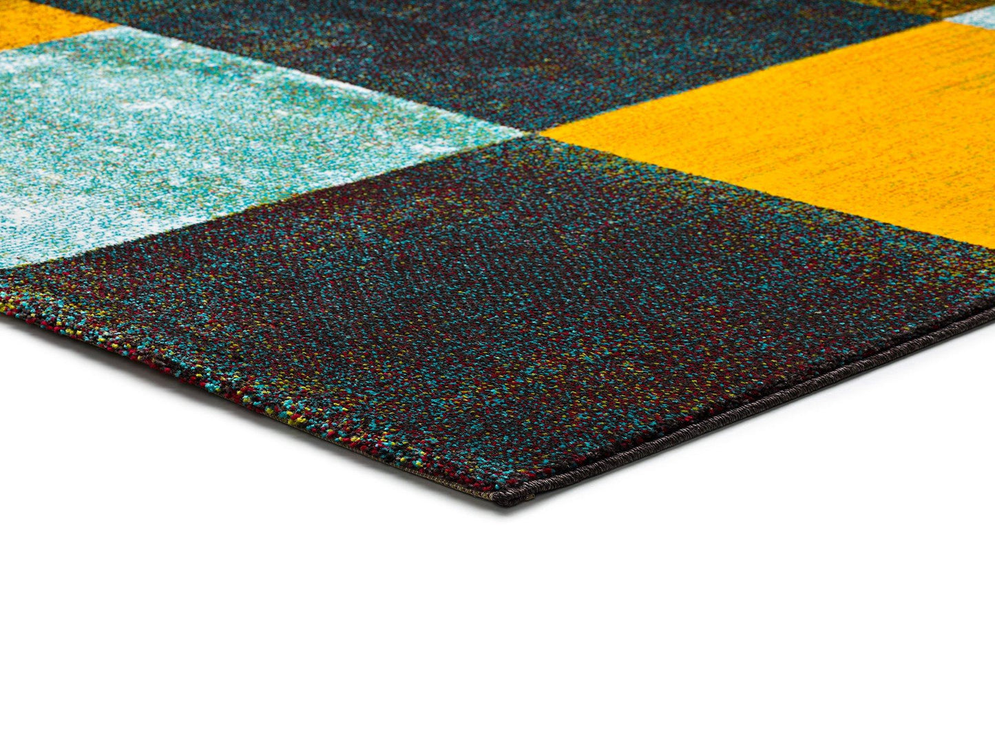 Moma Alfombra cuadros Moar 16187 multicolor macro