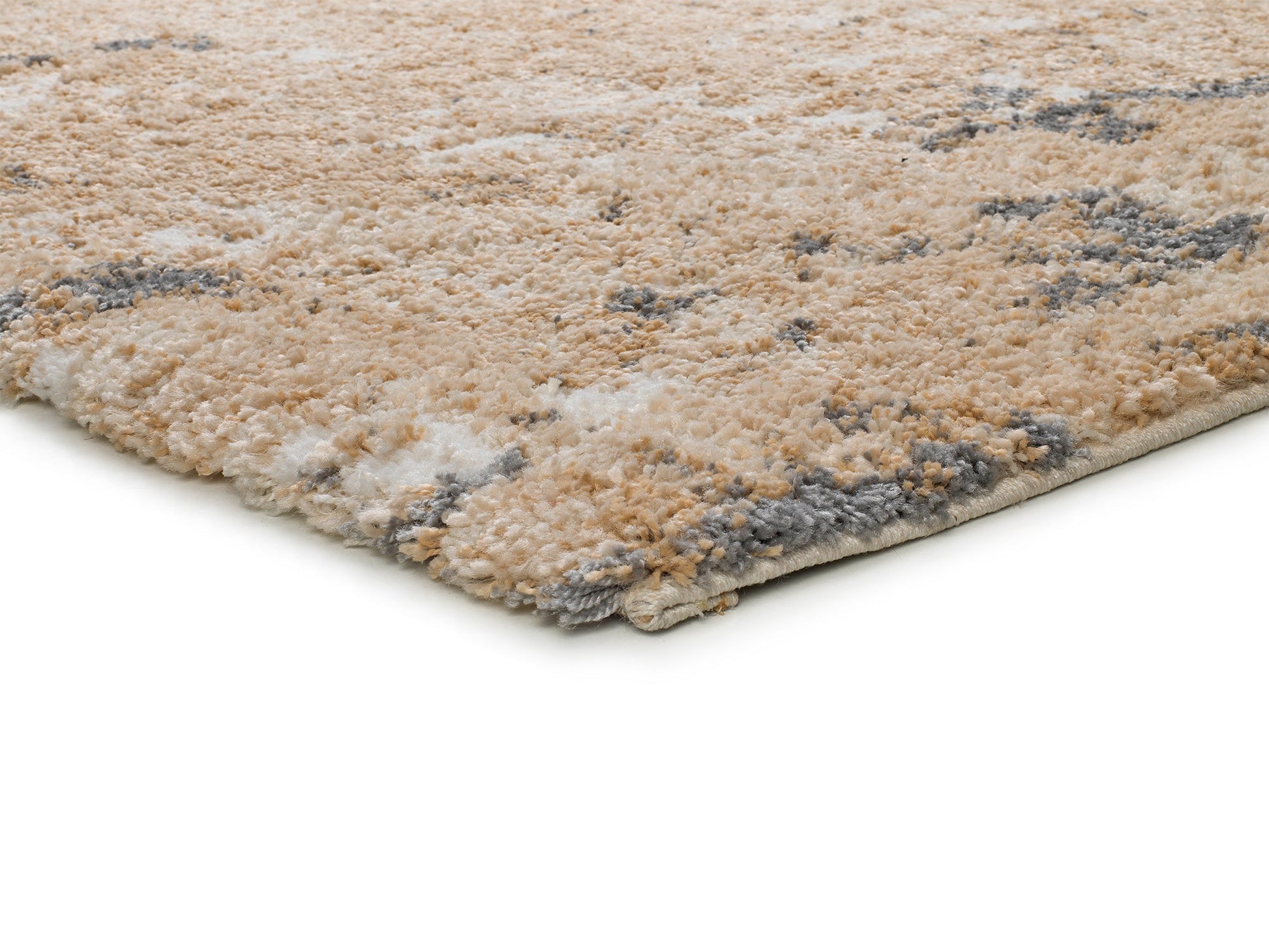 Moma Alfombra abstracta con relieve Enya 8693 Beige macro