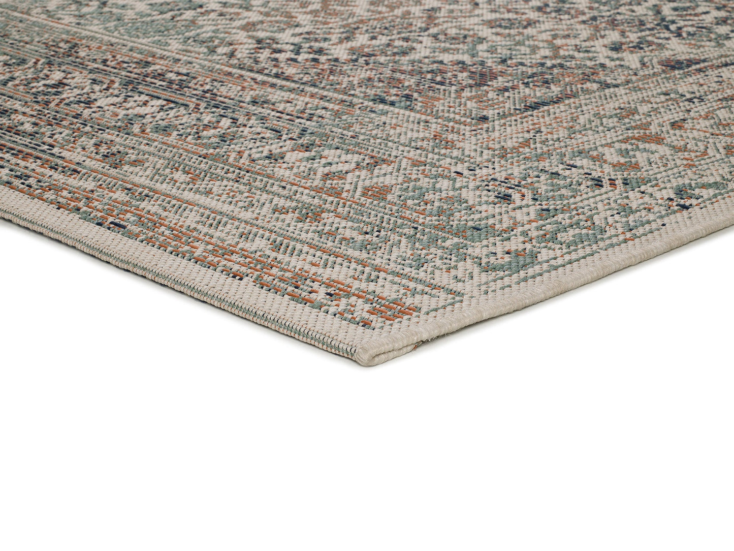 Moma Alfombra vintage Indoor-Outdoor Lucca 101 Multicolor macro