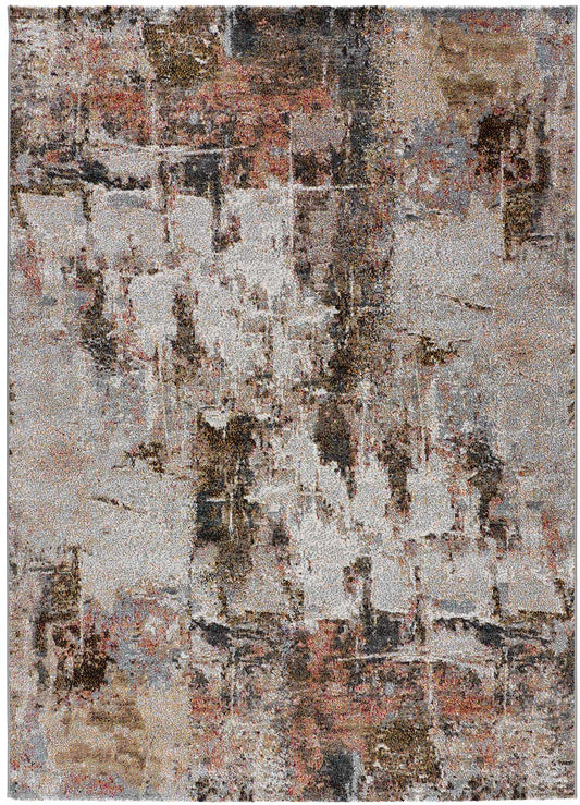 Moma Alfombra moderna Sheki 16740 Multicolor