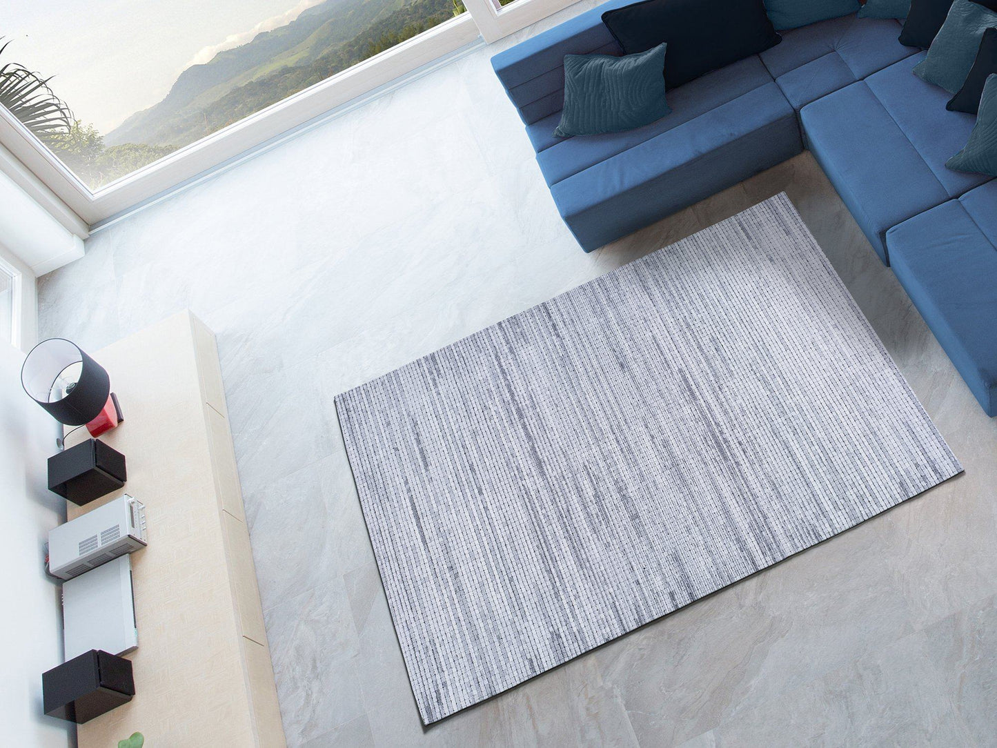 Moma Alfombra pvc Vision 901 Gris Ambiente