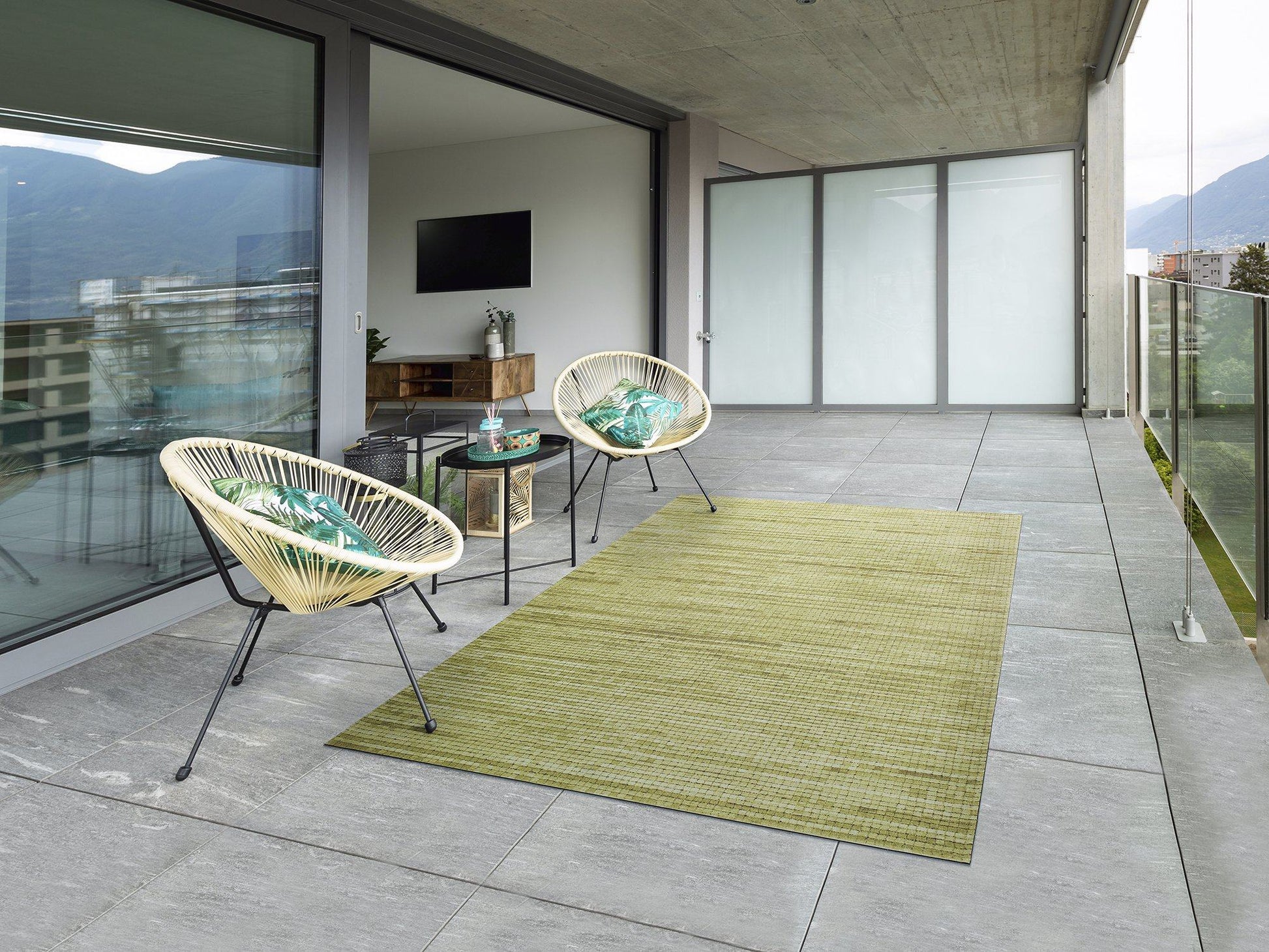 Moma Alfombra pvc Vision 901 Mostaza Ambiente