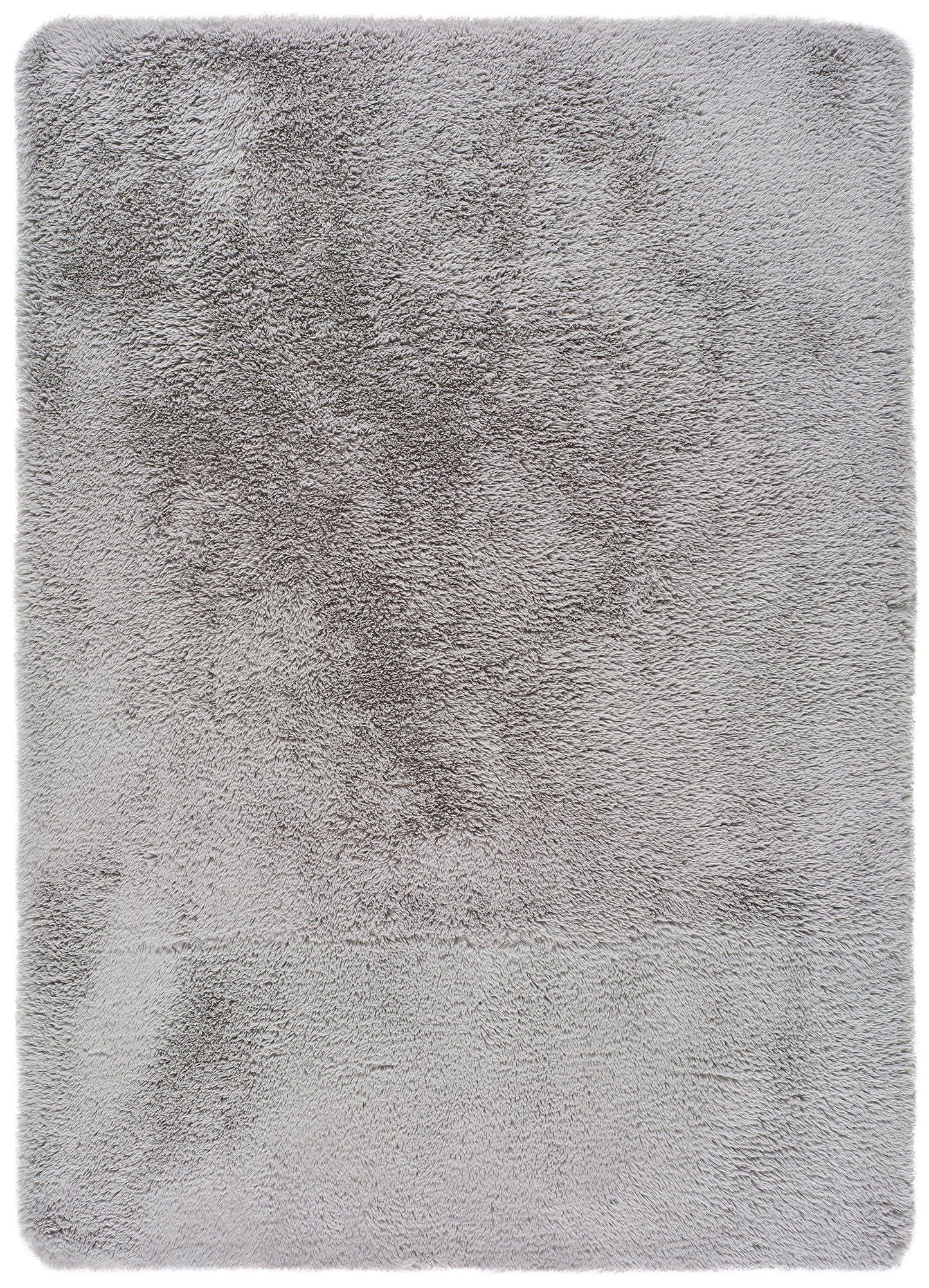 Moma Alfombra Alpaca Liso Plata